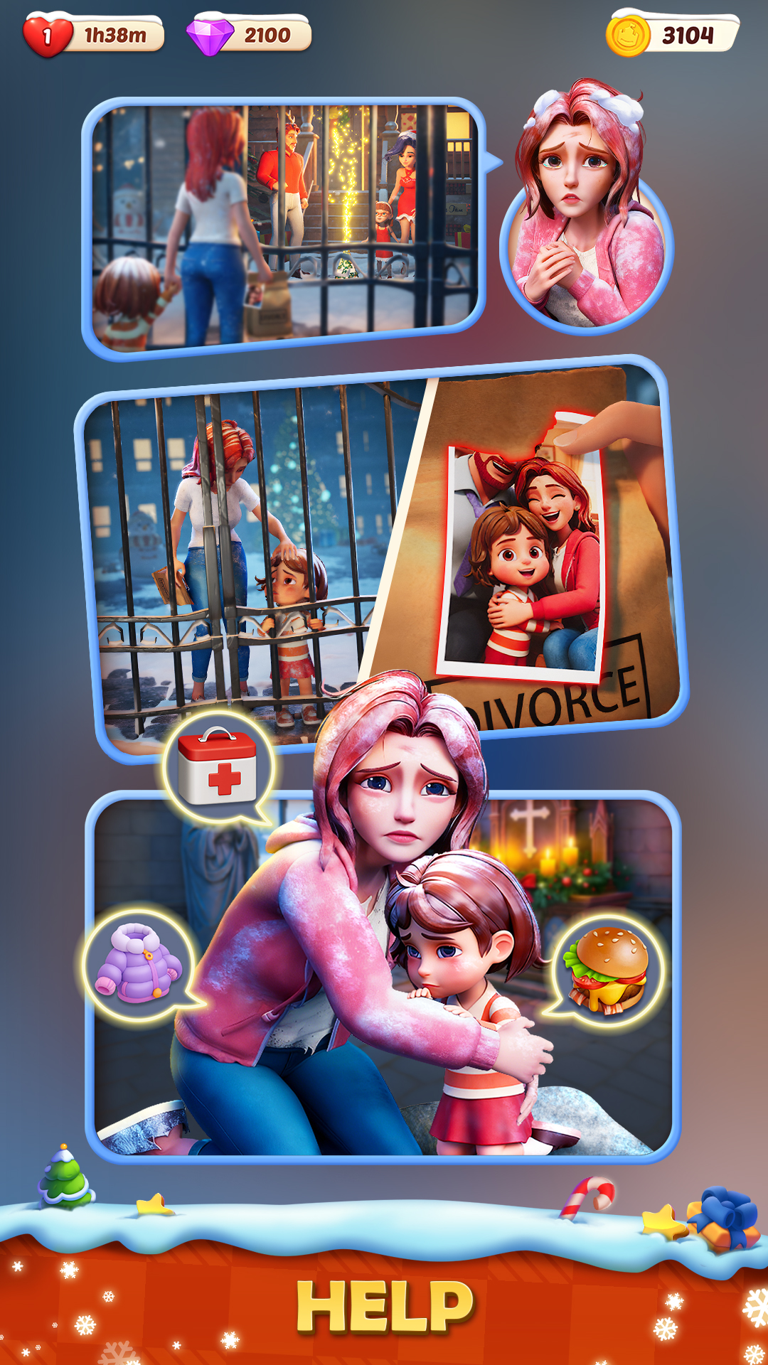 اسکرین شات 1 بازی Matching Story - Puzzle Games