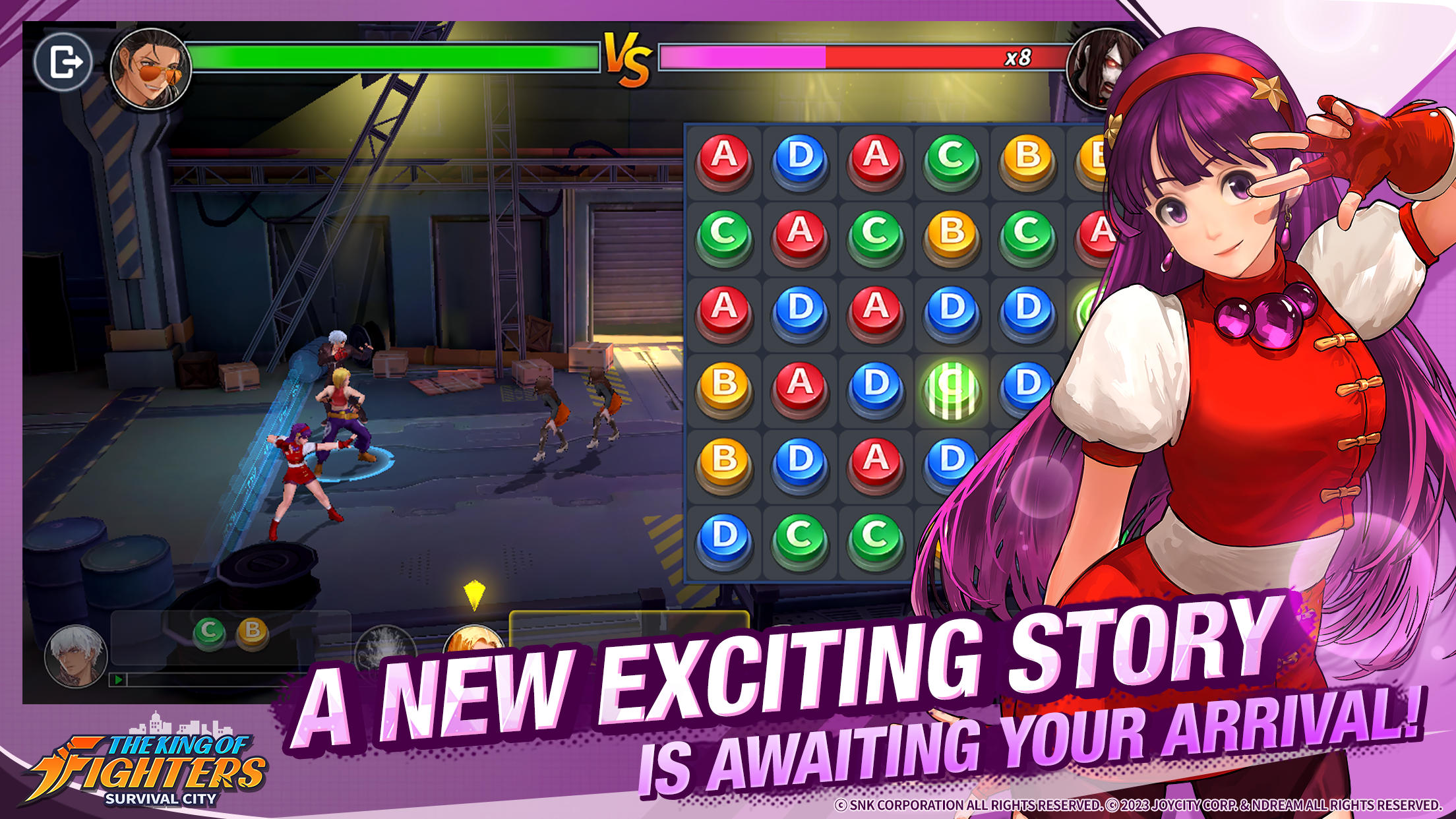 اسکرین شات 7 بازی (End of Svc)KOF: Survival City