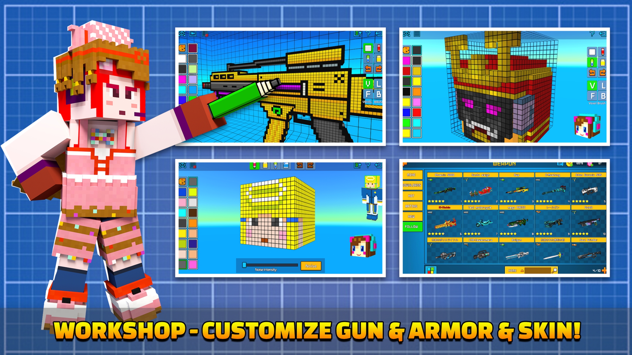 اسکرین شات 7 بازی Cops N Robbers:Pixel Craft Gun