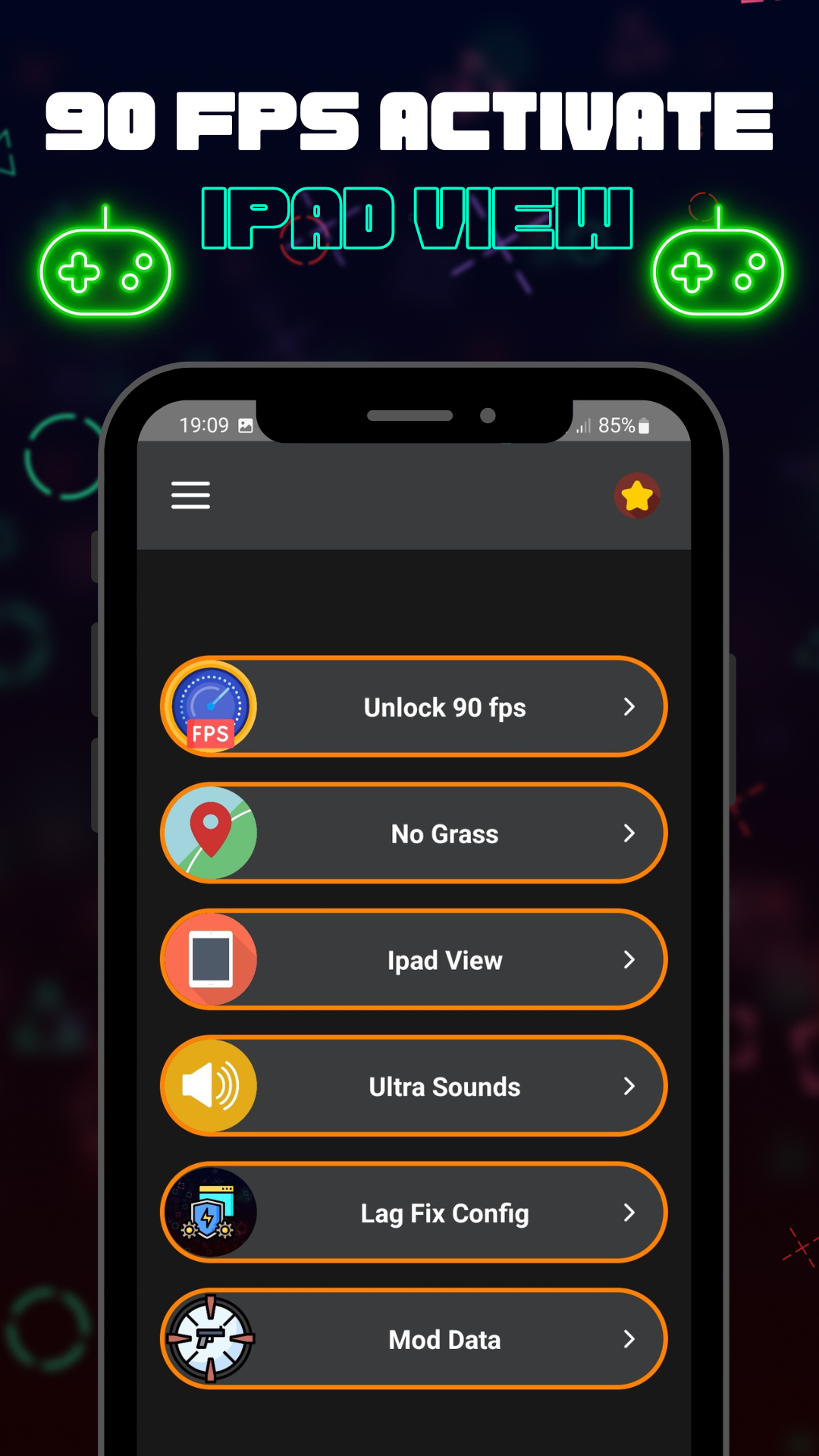 اسکرین شات 2 برنامه 90 fps with iPad View BGMI