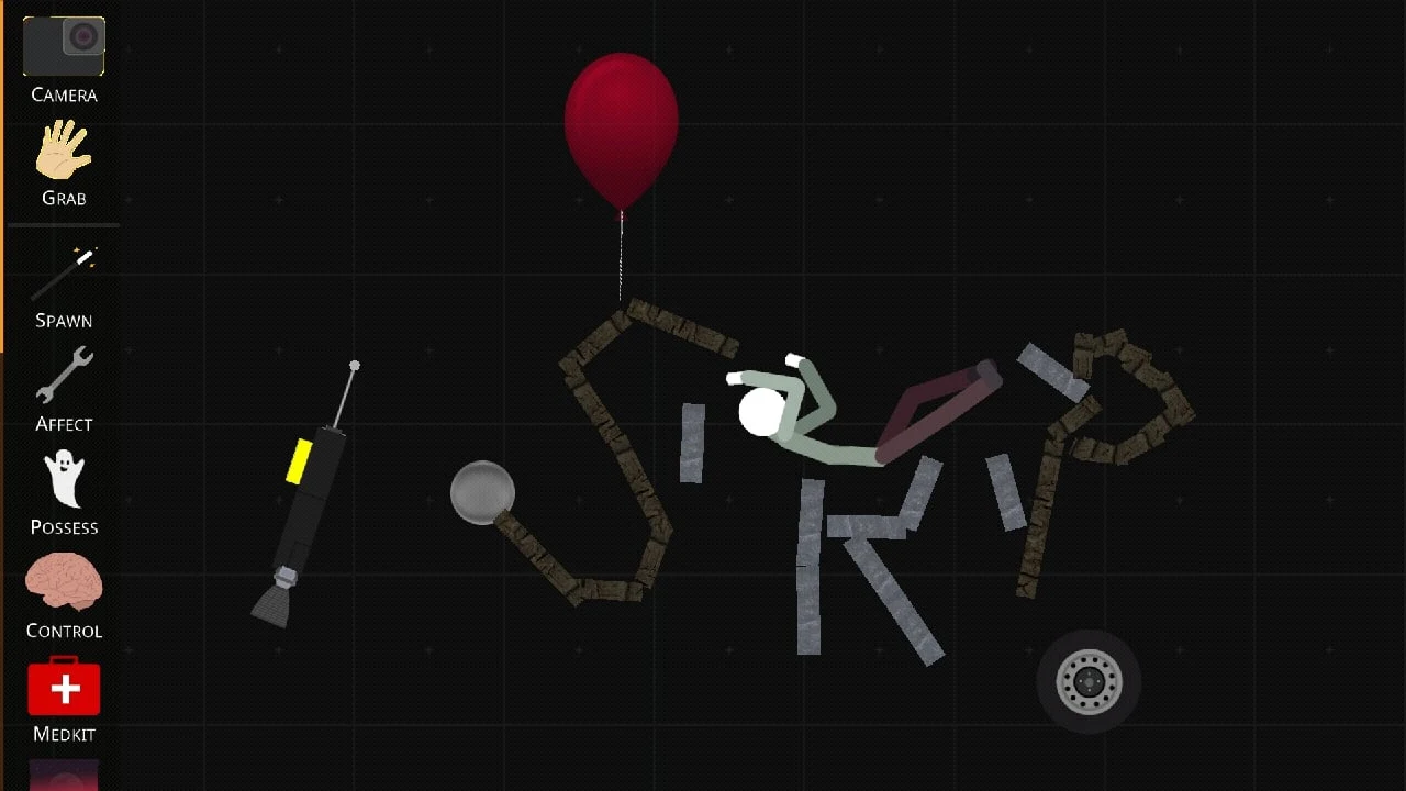 اسکرین شات 1 بازی Stickman Ragdoll Playground