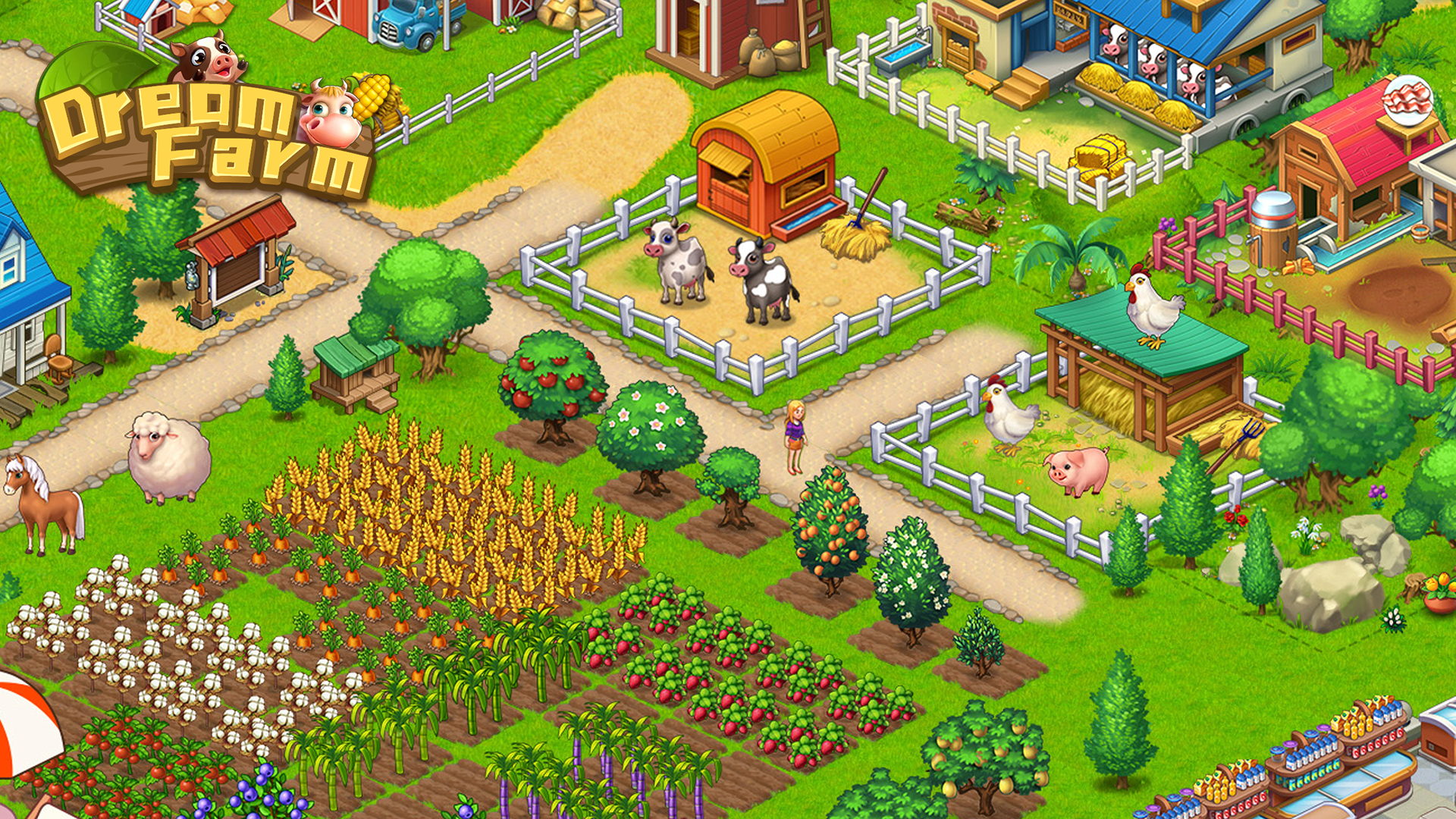 اسکرین شات 3 بازی Dream Farm : Harvest Day