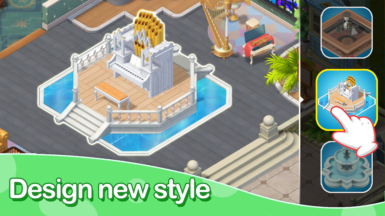 اسکرین شات 3 بازی Dream Match - Mansion Makeover