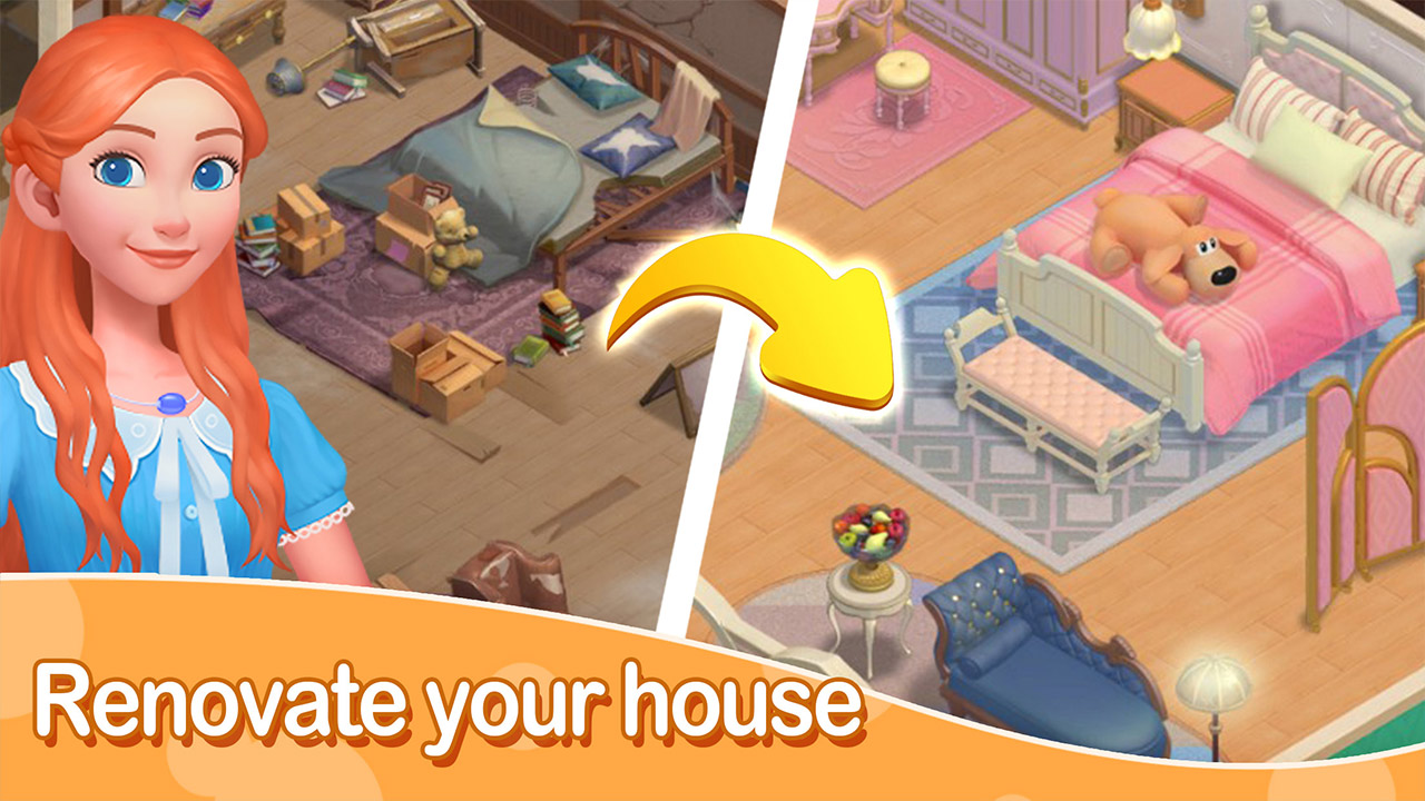 اسکرین شات 2 بازی Dream Match - Mansion Makeover