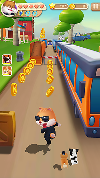 اسکرین شات 4 بازی Talking Pet Gold Run