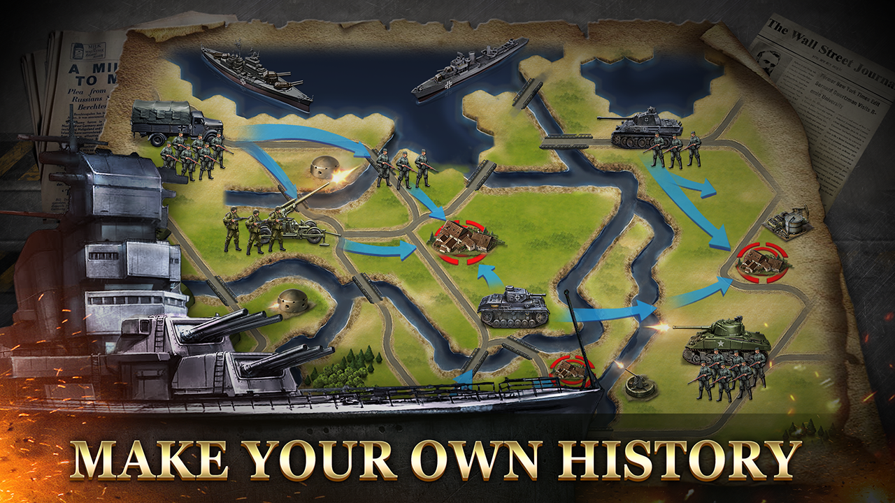 اسکرین شات 5 بازی WW2: World War Strategy Games