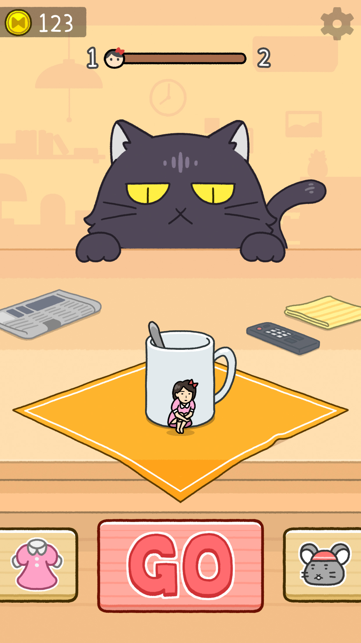 اسکرین شات 1 بازی Hide and Seek: Cat Escape!