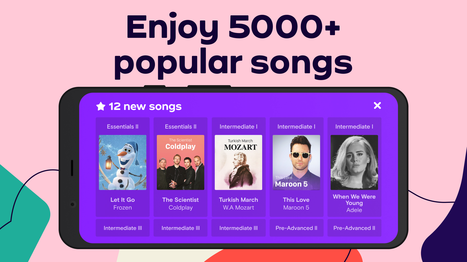 اسکرین شات 3 برنامه Simply Piano: Learn Piano Fast