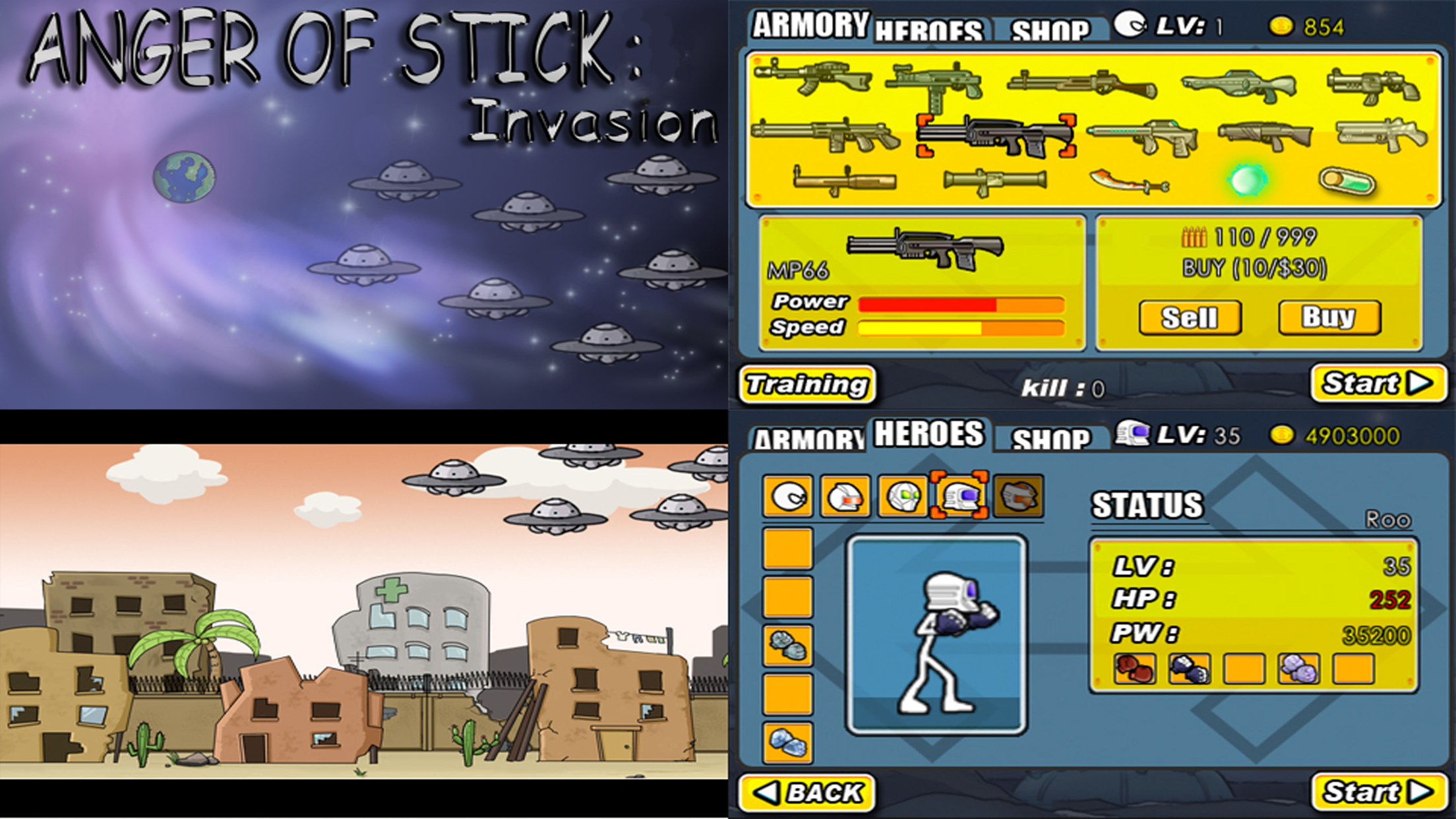 اسکرین شات 1 بازی Anger of stick