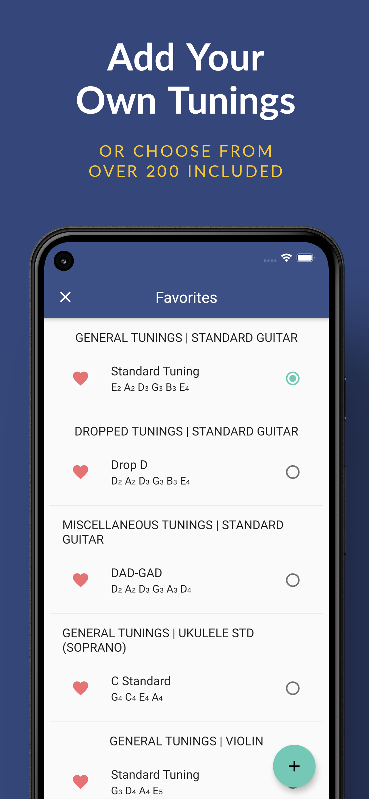 اسکرین شات 5 برنامه Pro Guitar Tuner