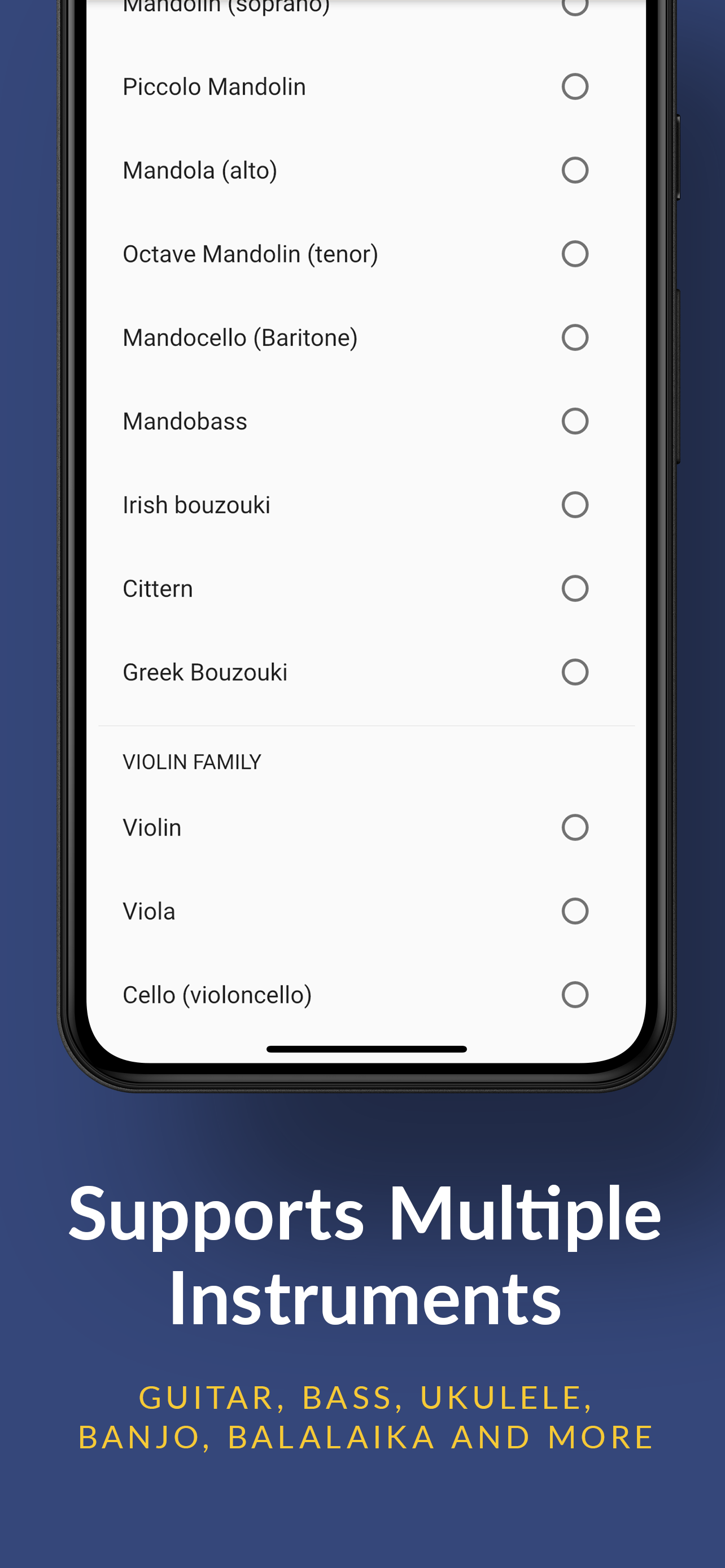 اسکرین شات 6 برنامه Pro Guitar Tuner