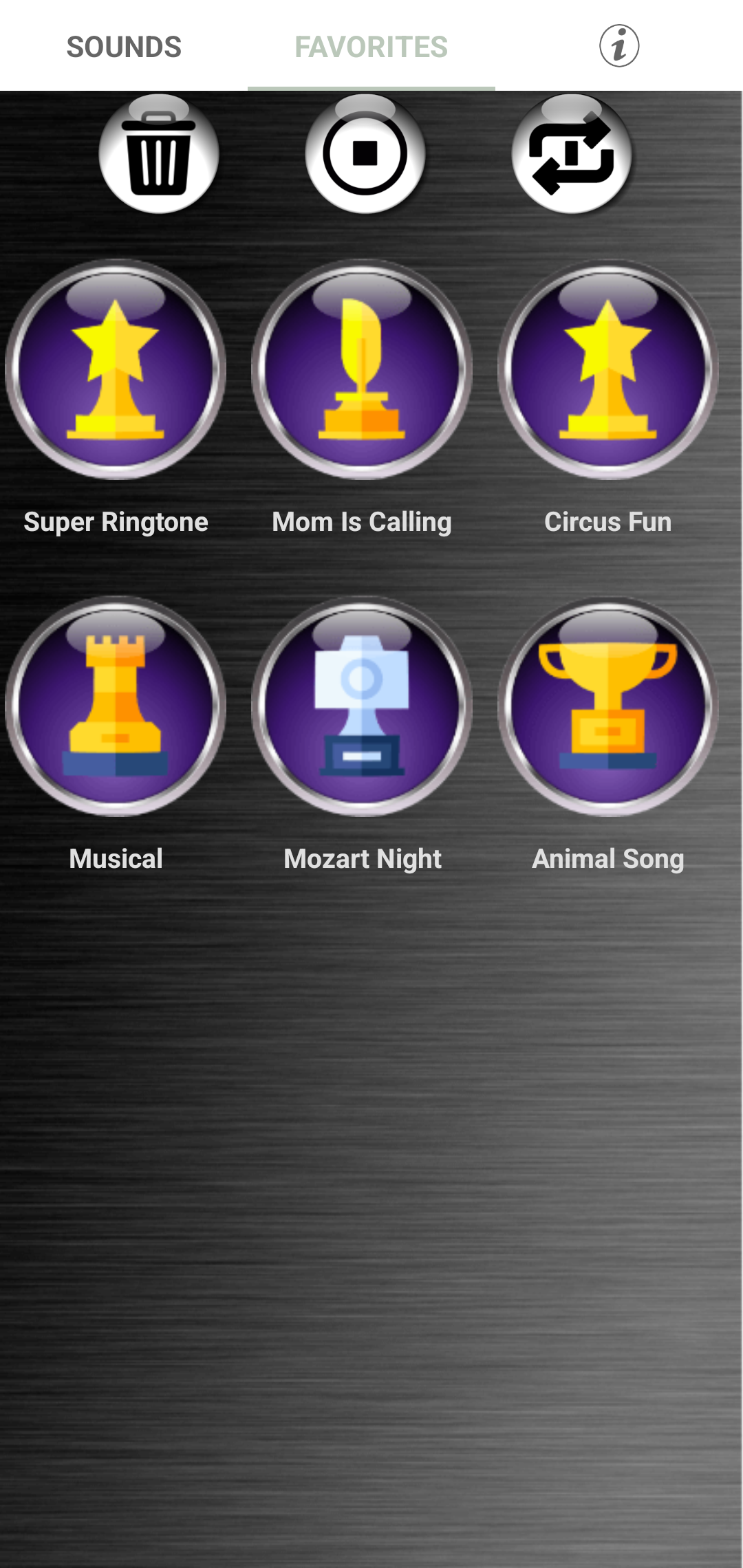 اسکرین شات 8 برنامه Amazing Ringtones