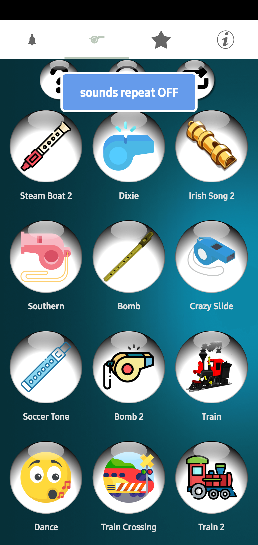 اسکرین شات 4 برنامه Bells & Whistles Ringtones