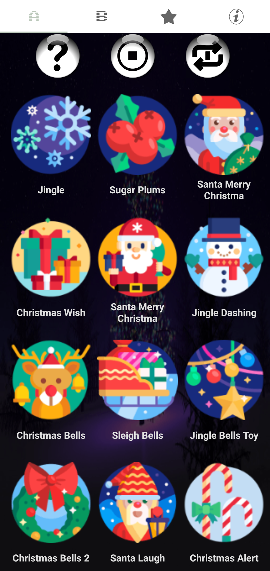 اسکرین شات 1 برنامه Christmas Notifications