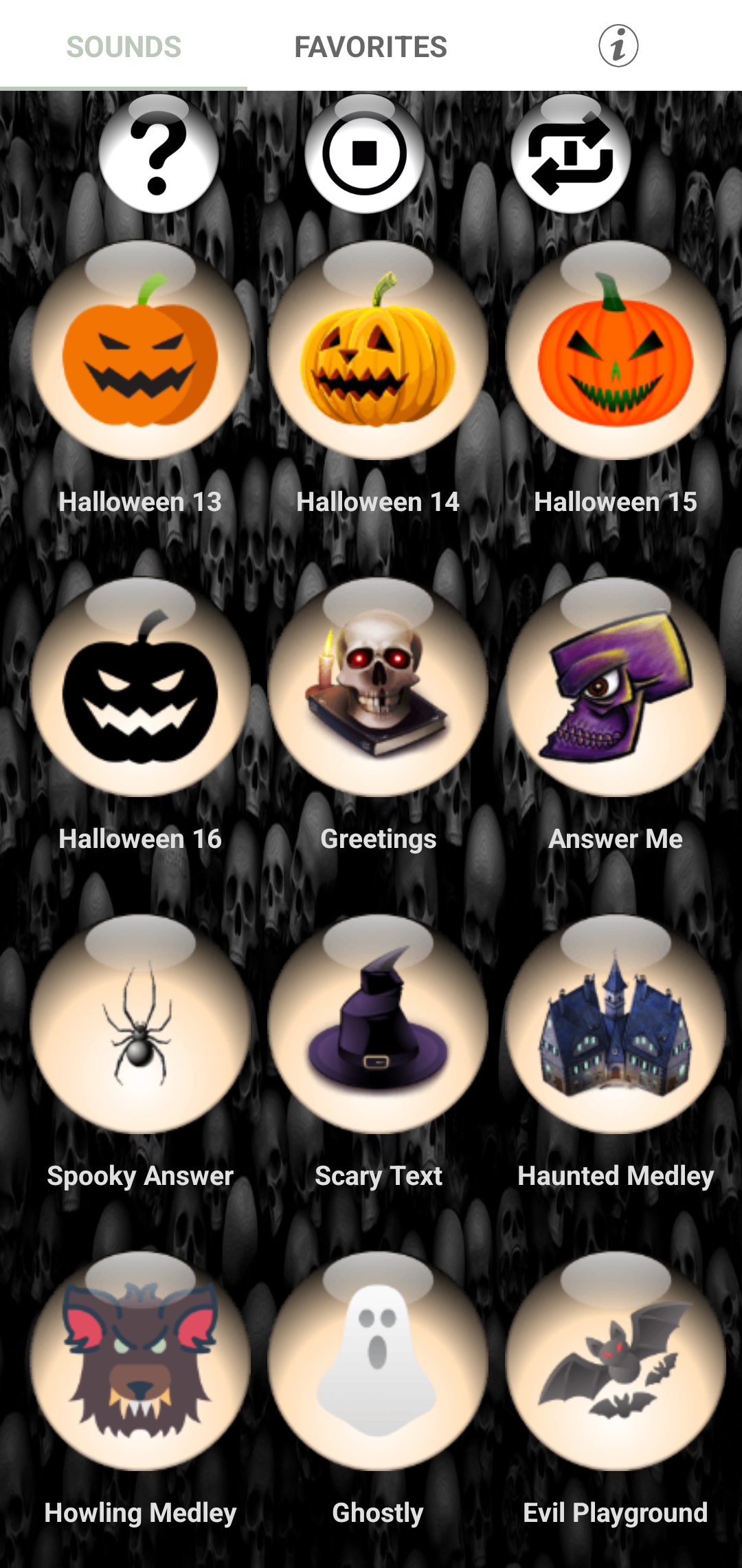 اسکرین شات 2 برنامه Scary Halloween Ringtones