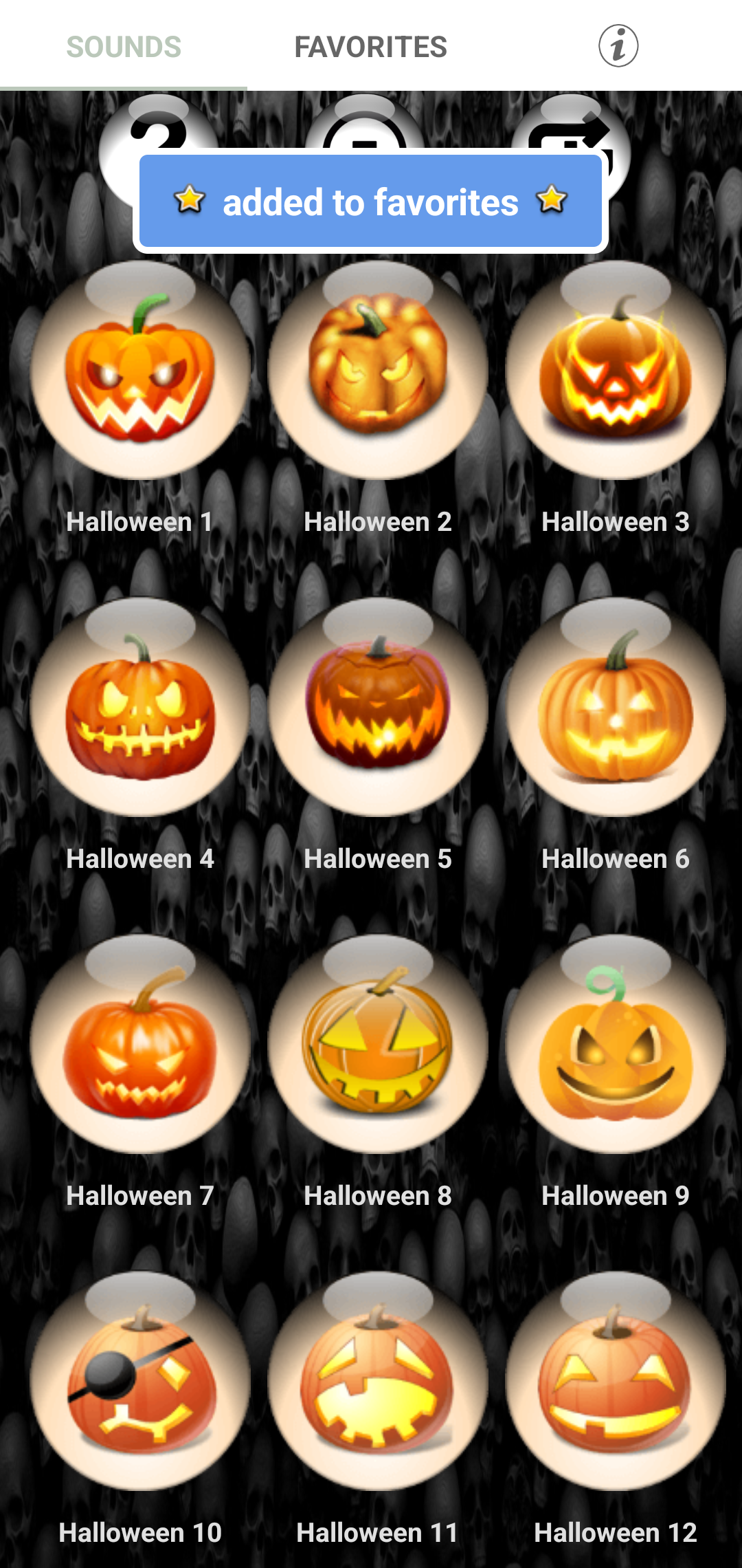 اسکرین شات 7 برنامه Scary Halloween Ringtones