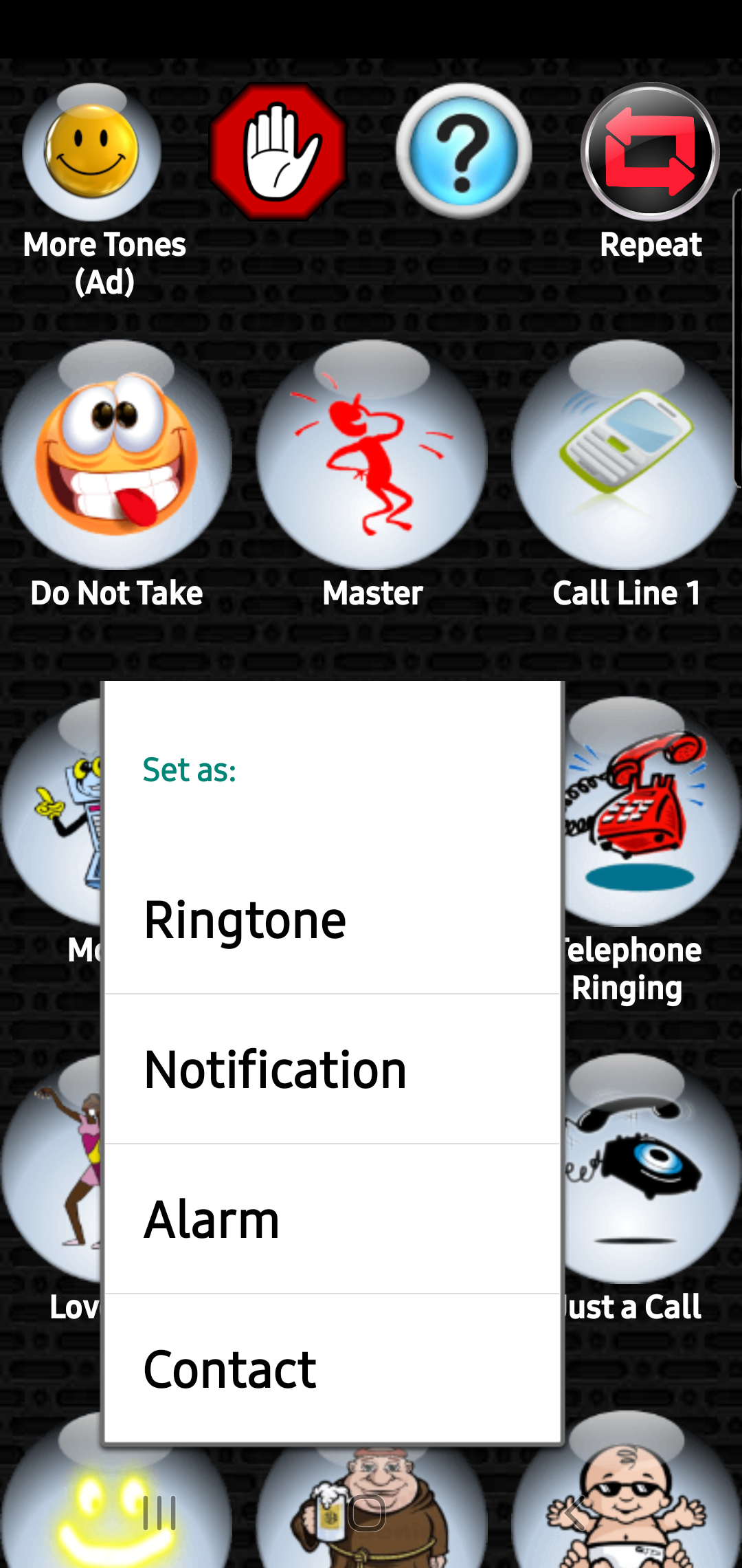 اسکرین شات 2 برنامه Funny Ringtones