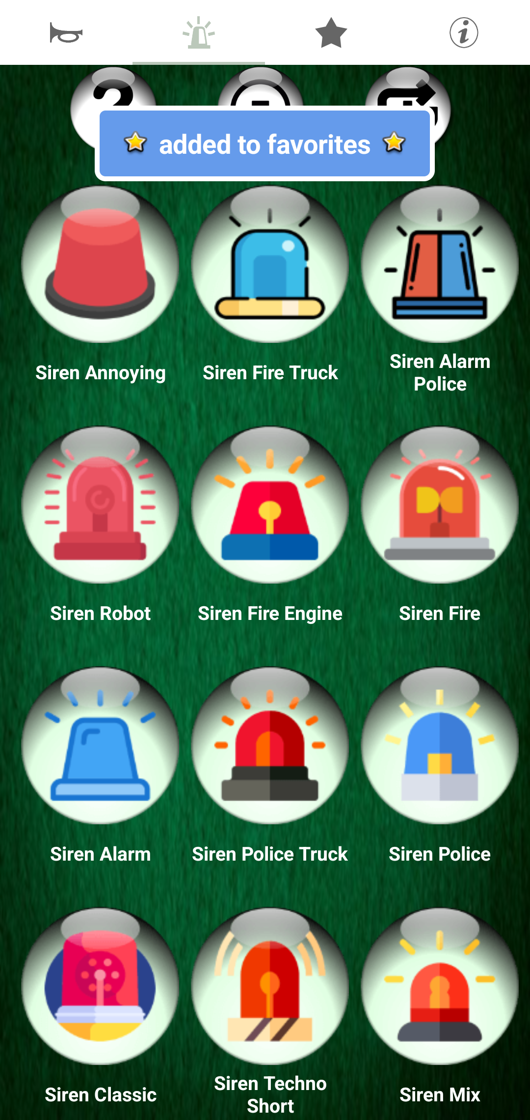 اسکرین شات 7 برنامه Horns and Sirens Ringtones