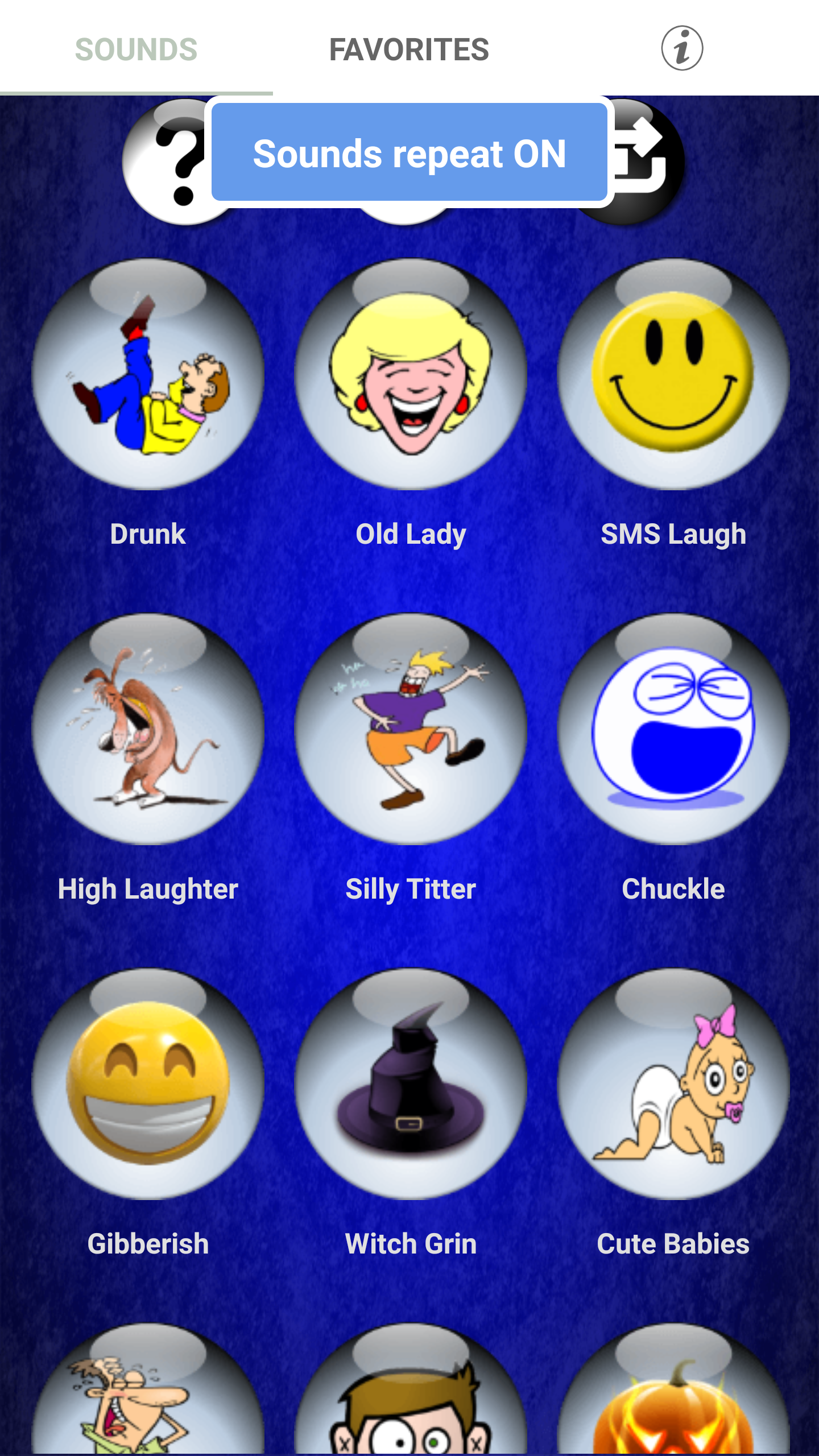 اسکرین شات 3 برنامه Laughing Ringtones