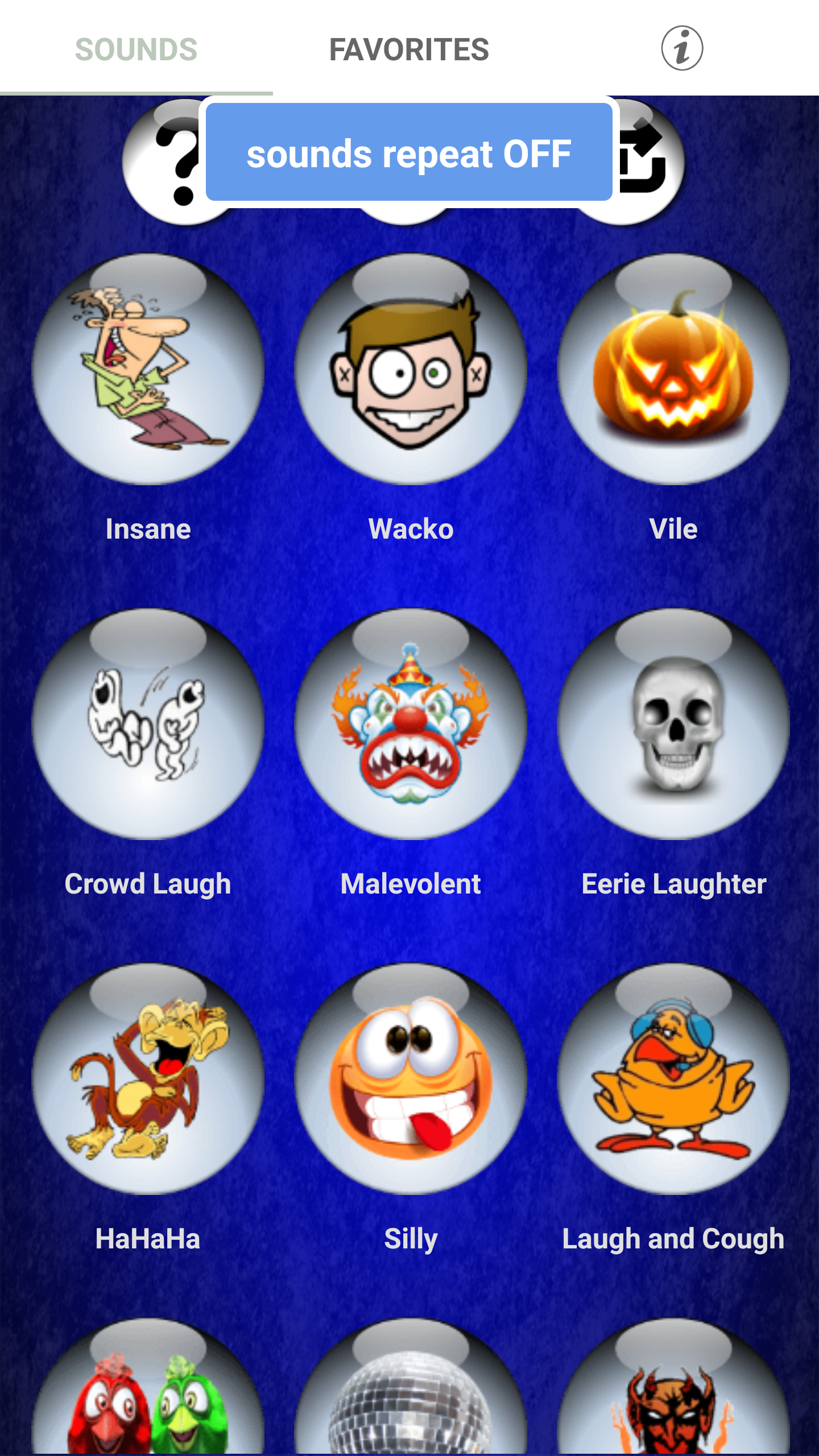 اسکرین شات 4 برنامه Laughing Ringtones