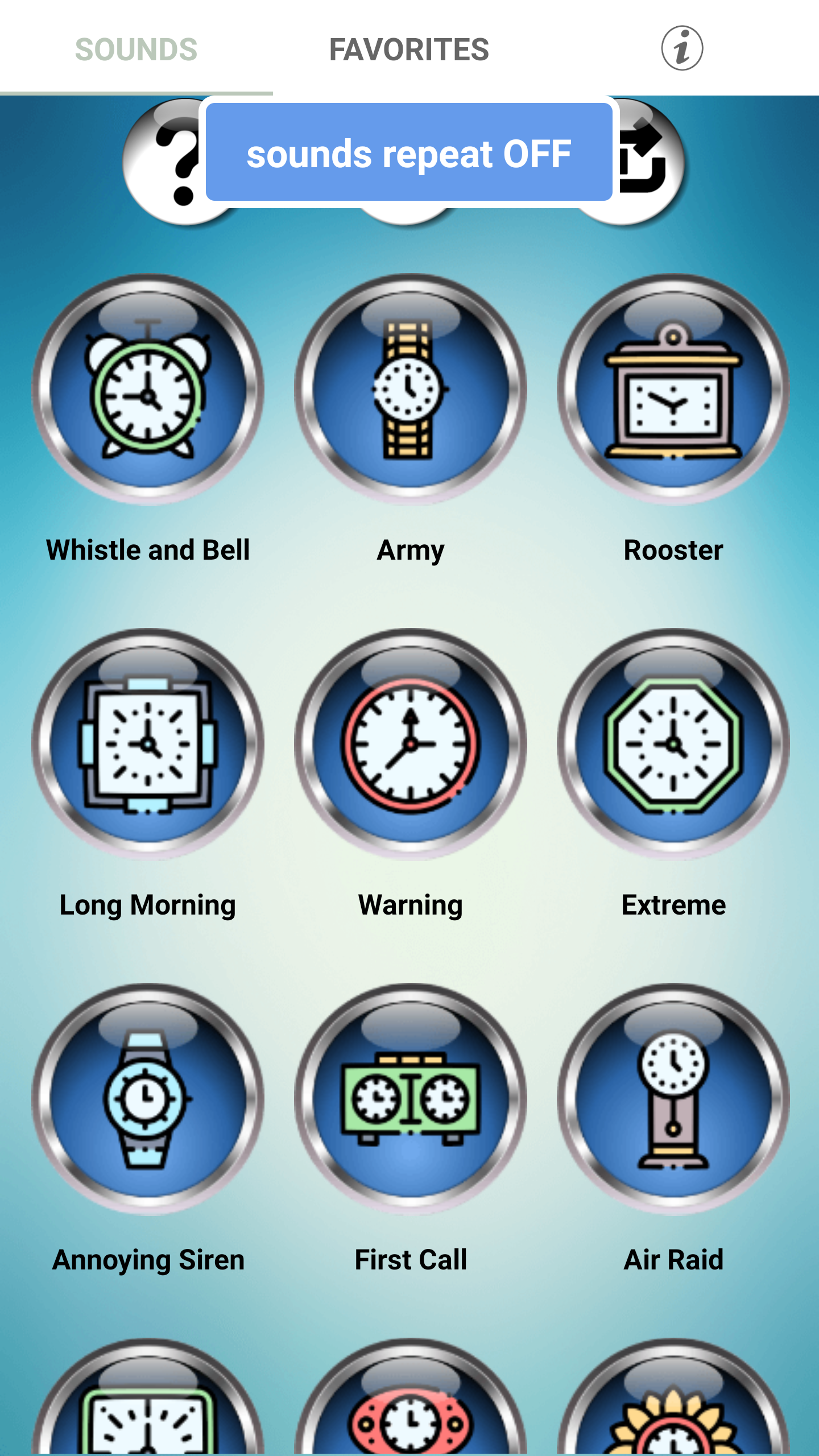 اسکرین شات 4 برنامه LOUD Alarm Ringtones