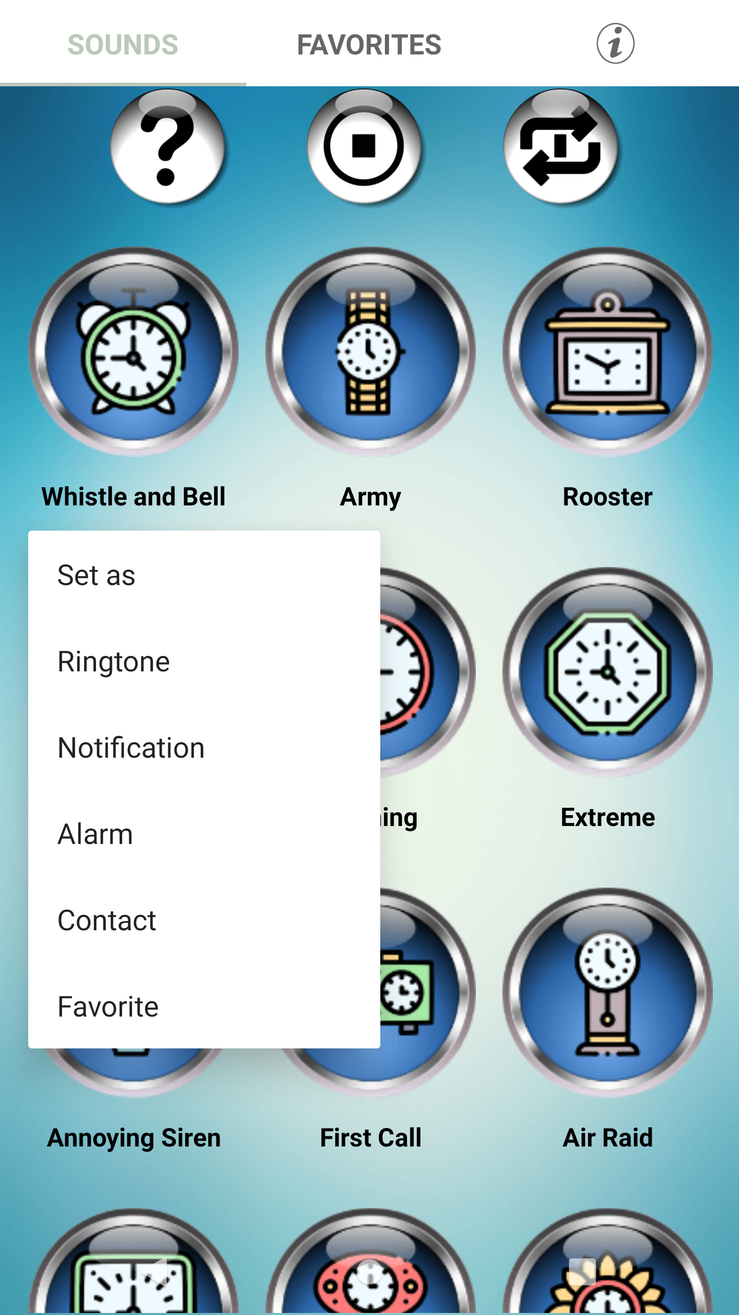 اسکرین شات 5 برنامه LOUD Alarm Ringtones