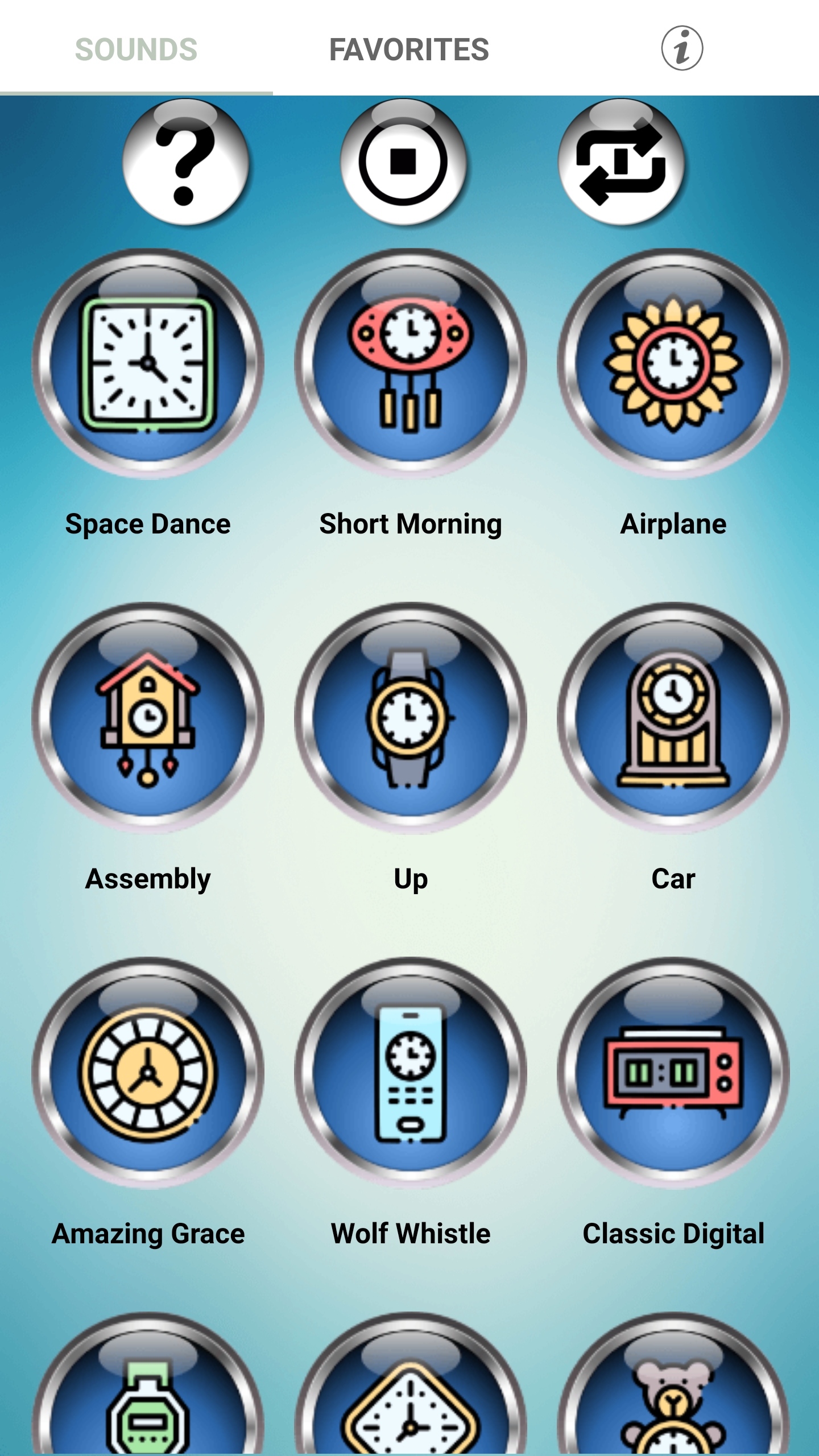 اسکرین شات 2 برنامه LOUD Alarm Ringtones