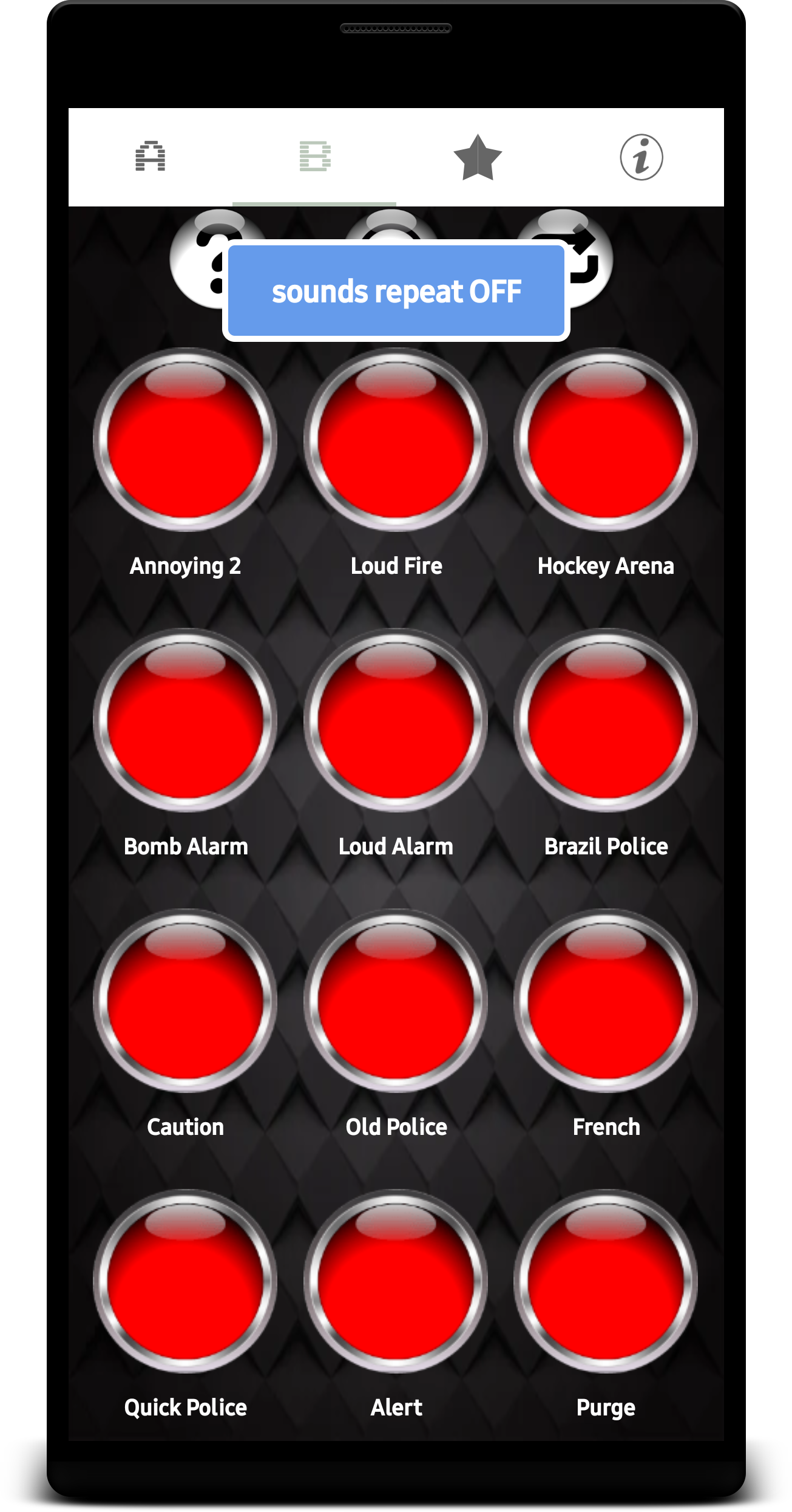 اسکرین شات 4 برنامه LOUD Siren Ringtones