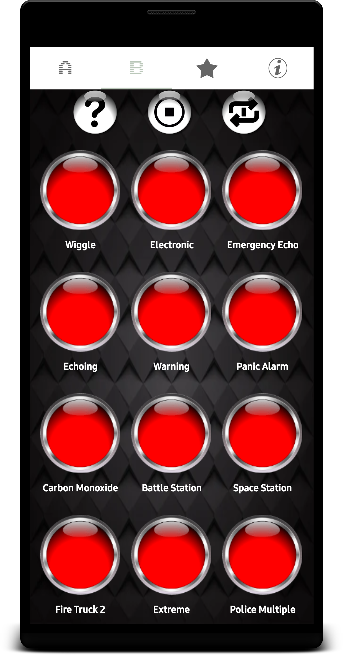 اسکرین شات 2 برنامه LOUD Siren Ringtones