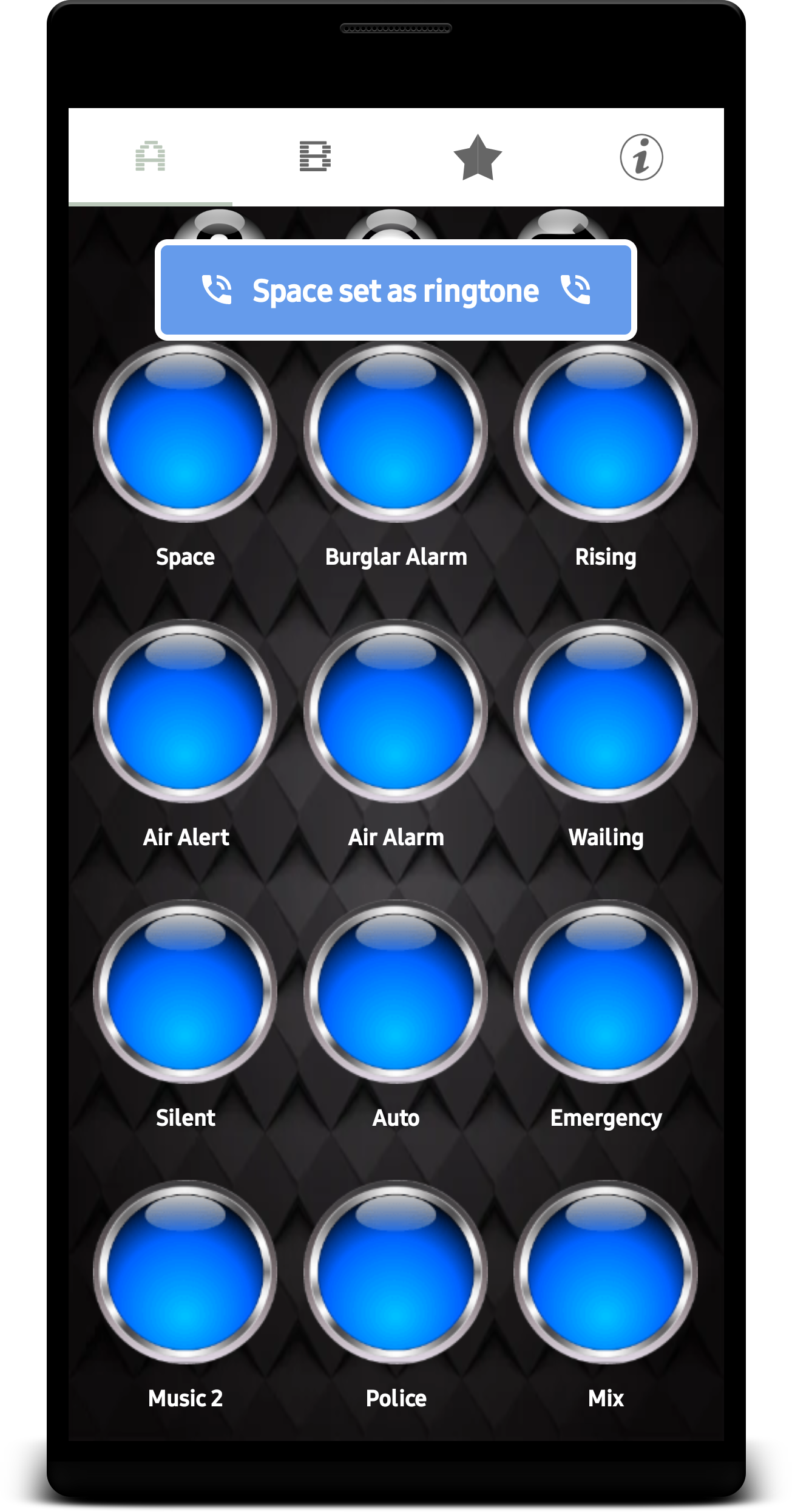 اسکرین شات 6 برنامه LOUD Siren Ringtones