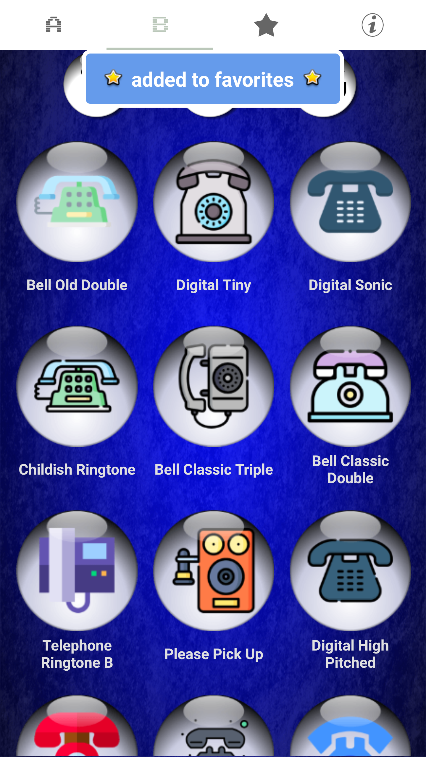 اسکرین شات 7 برنامه LOUD Telephone Ringtones