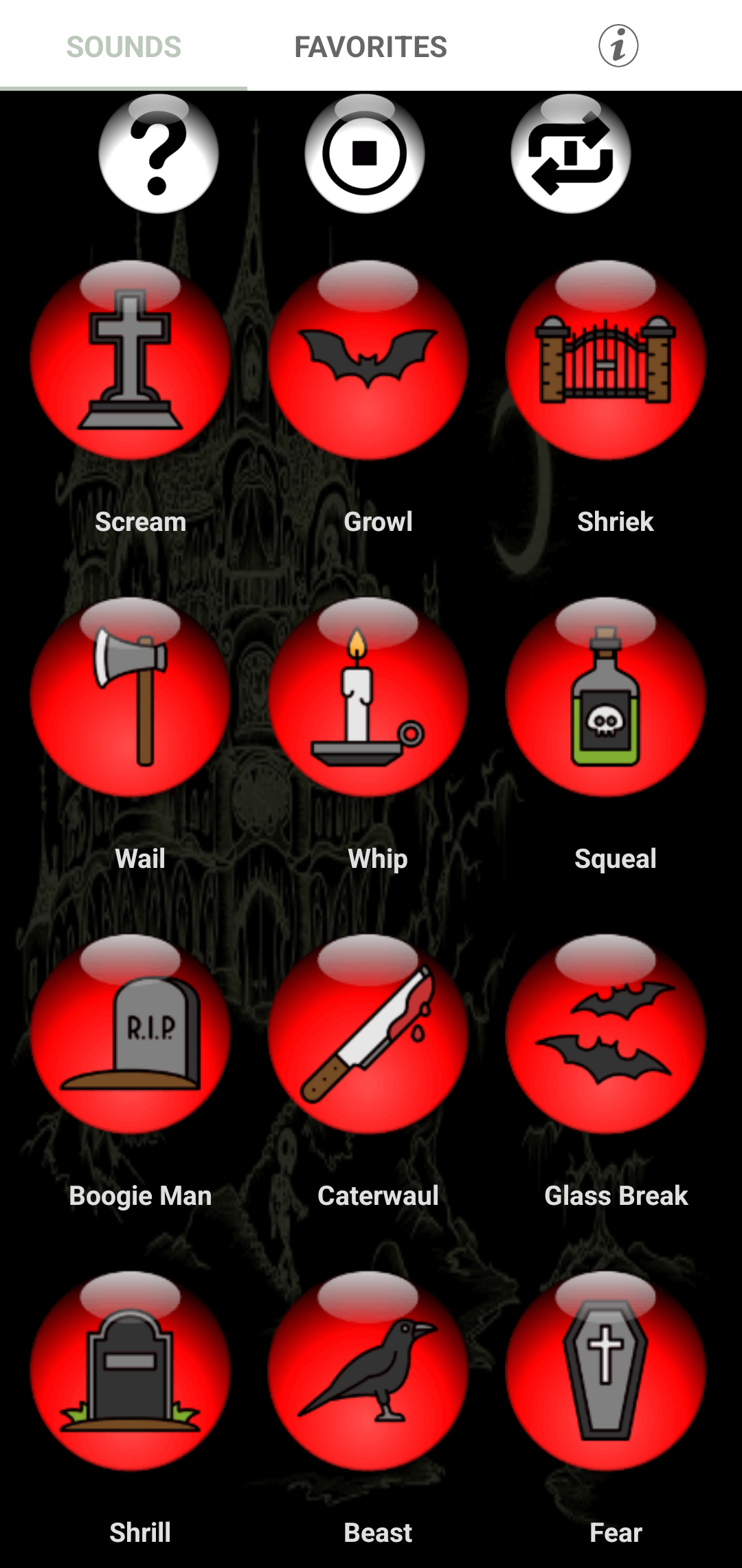 اسکرین شات 1 برنامه Super Scary Notifications