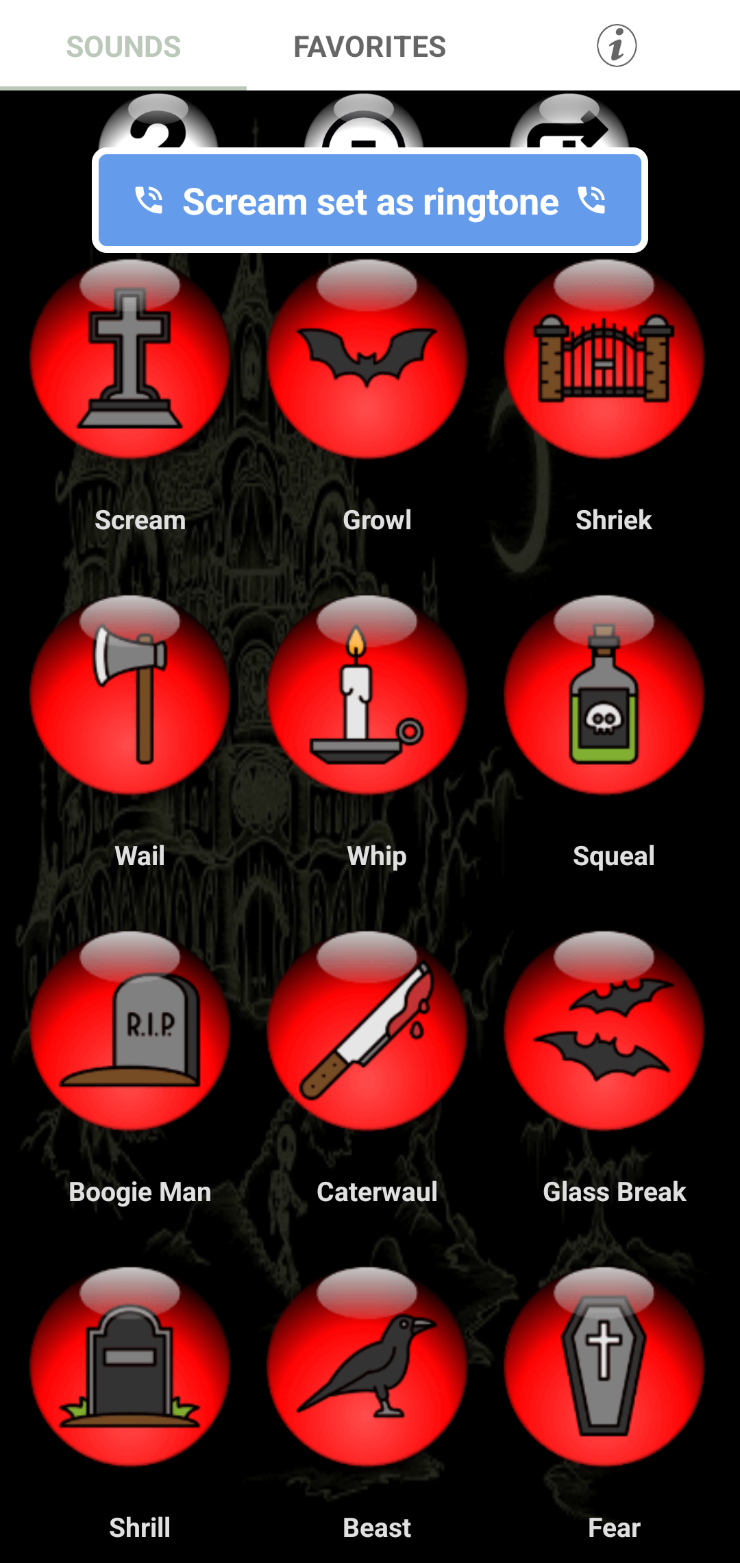 اسکرین شات 6 برنامه Super Scary Notifications