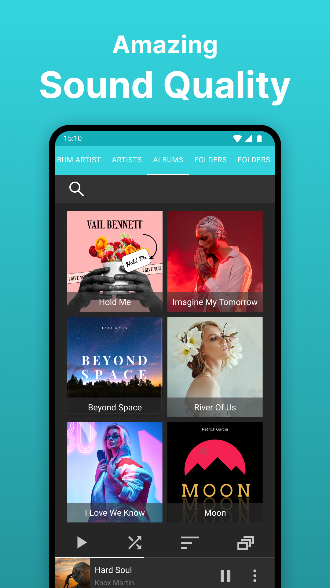 اسکرین شات 2 برنامه Rocket Music Player