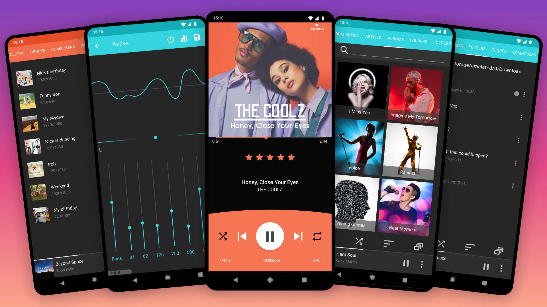 اسکرین شات 7 برنامه Rocket Music Player