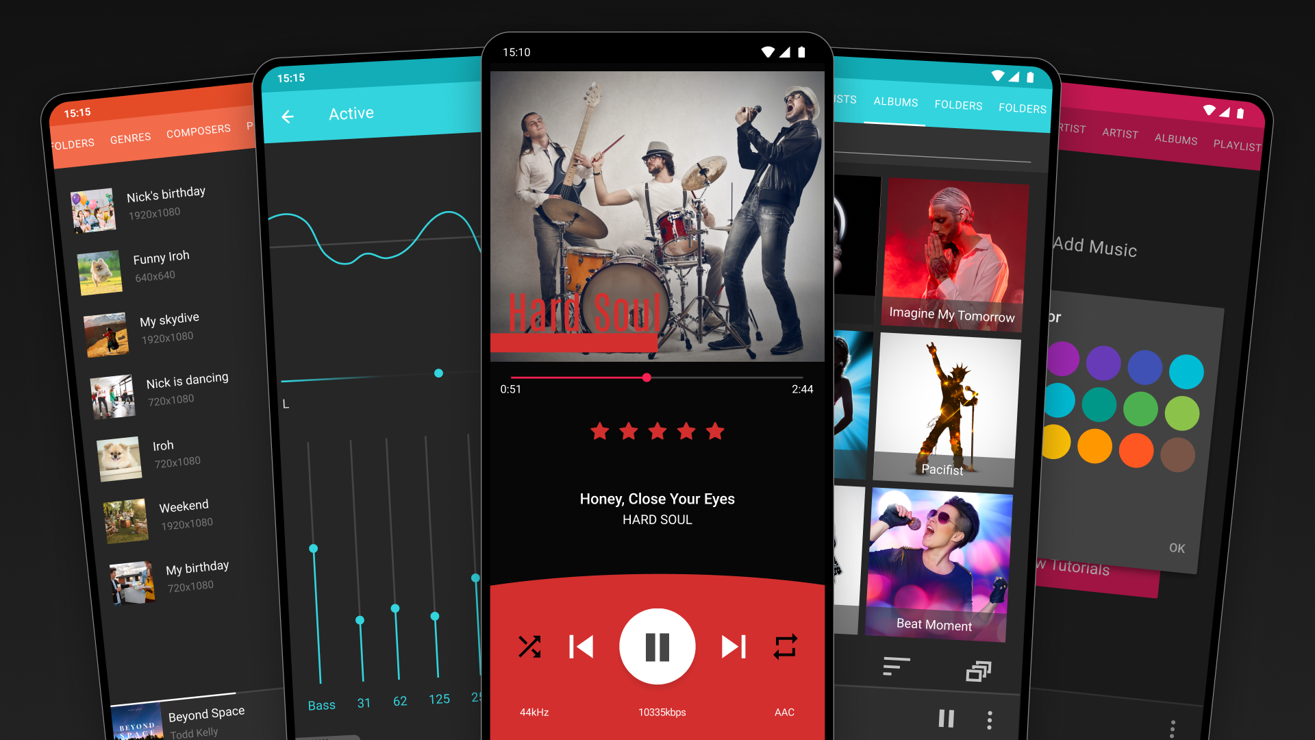 اسکرین شات 8 برنامه Rocket Music Player
