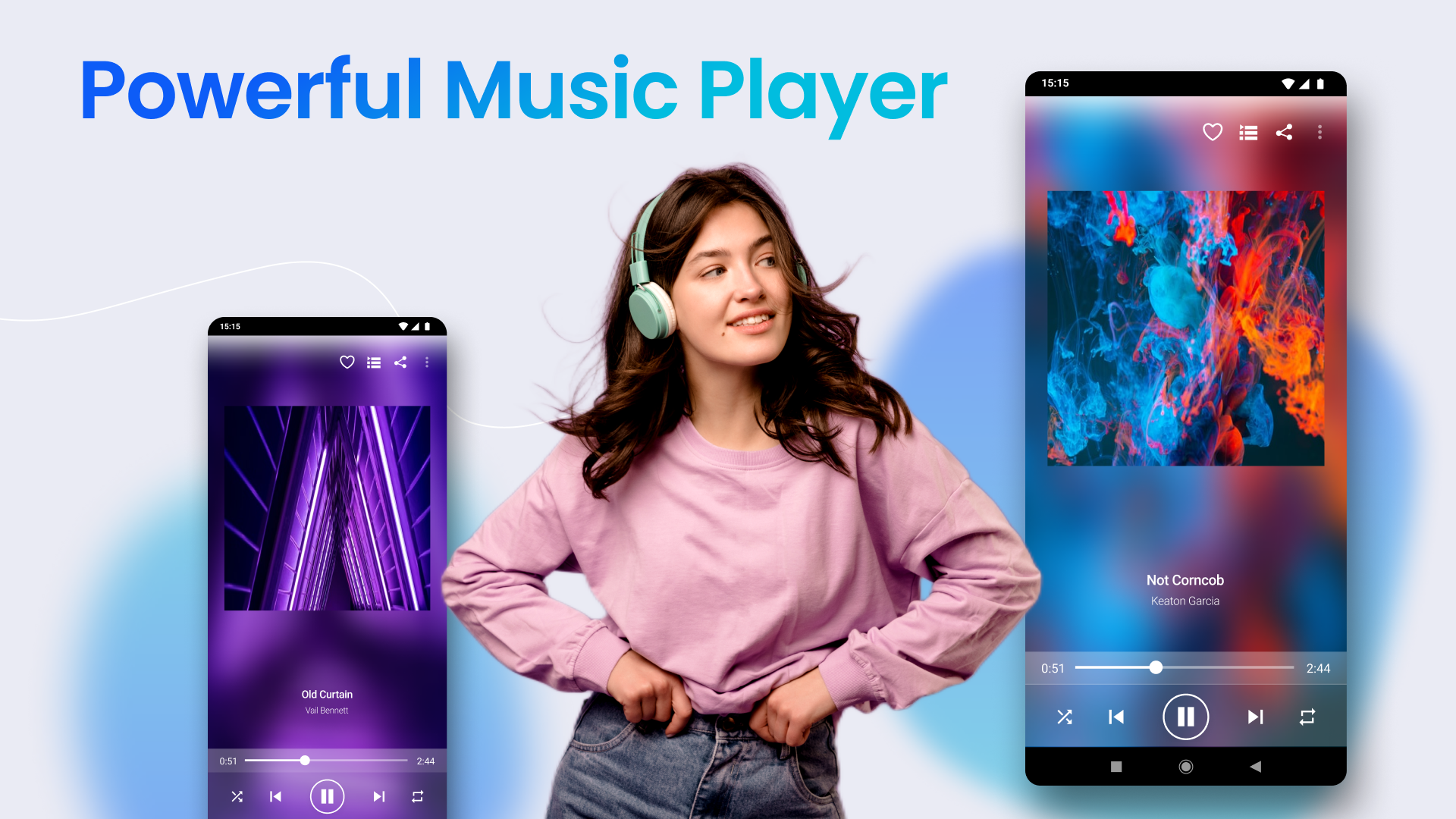 اسکرین شات 1 برنامه Music Player