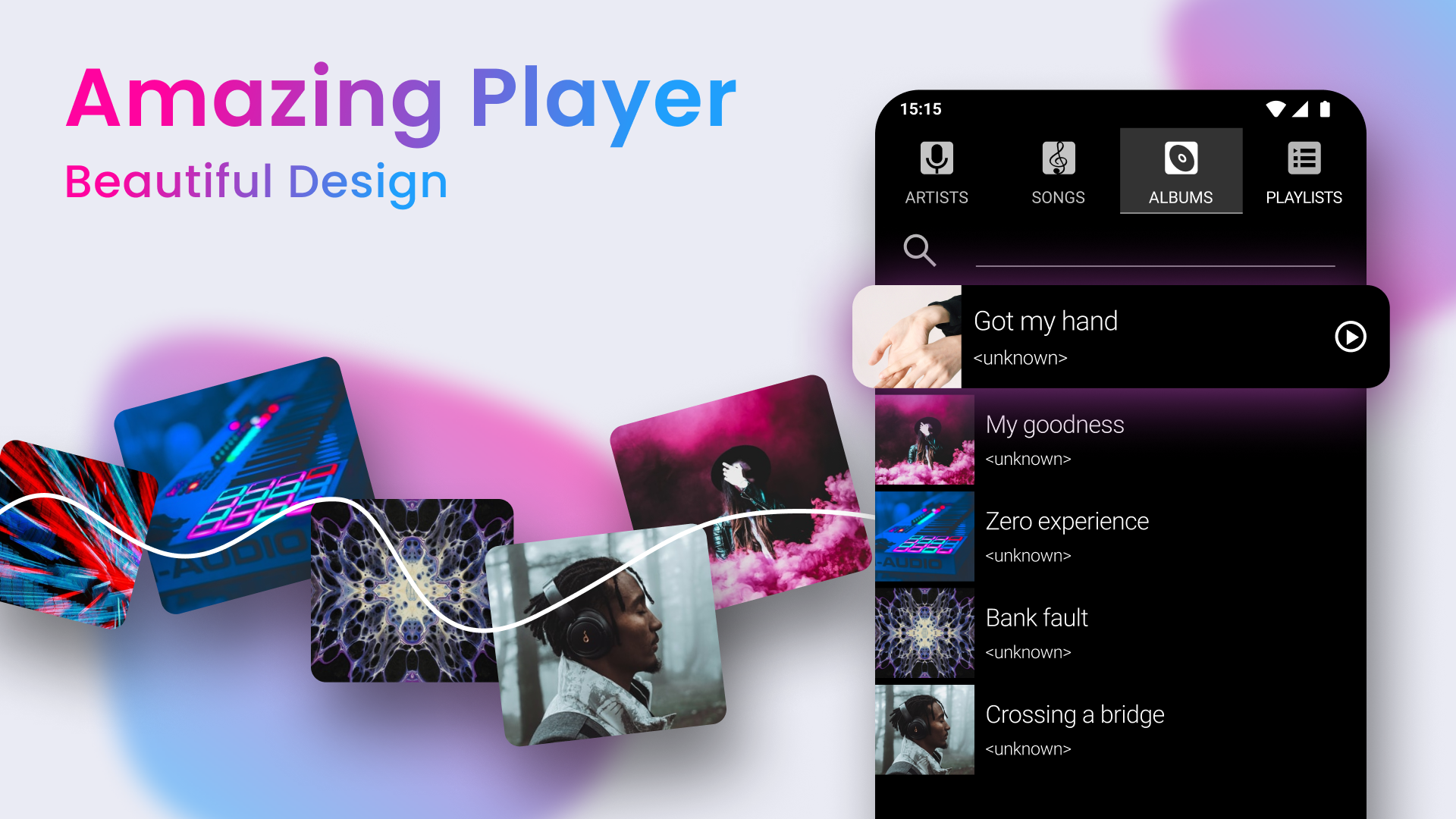 اسکرین شات 3 برنامه Music Player