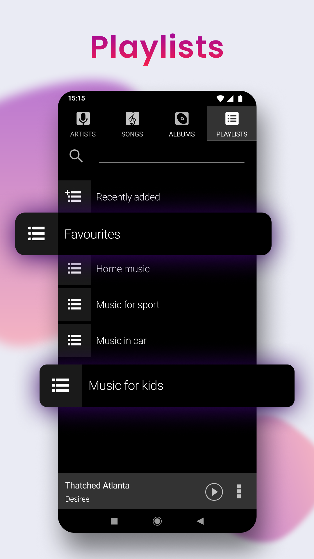 اسکرین شات 6 برنامه Music Player
