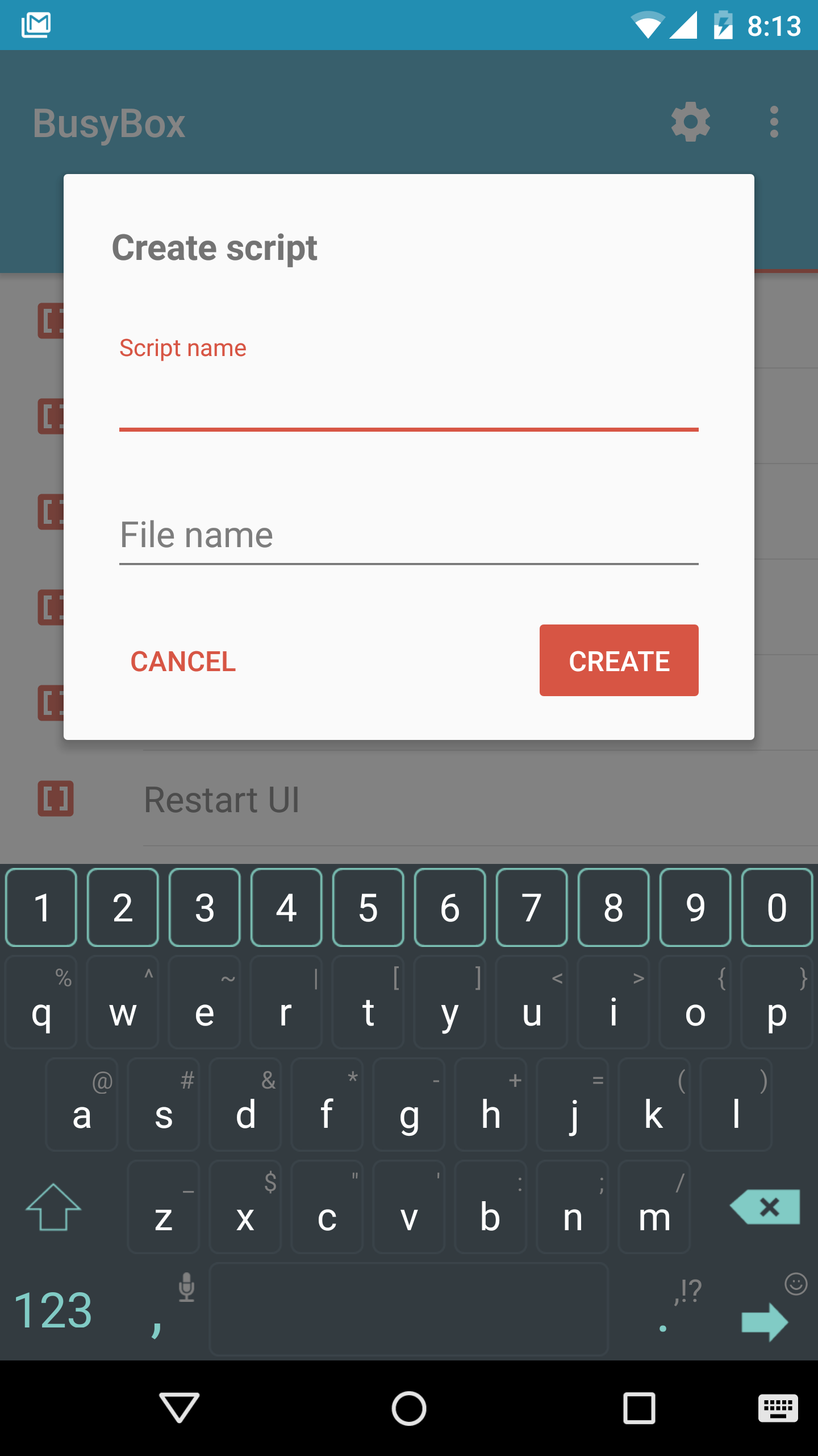 اسکرین شات 3 برنامه BusyBox for Android