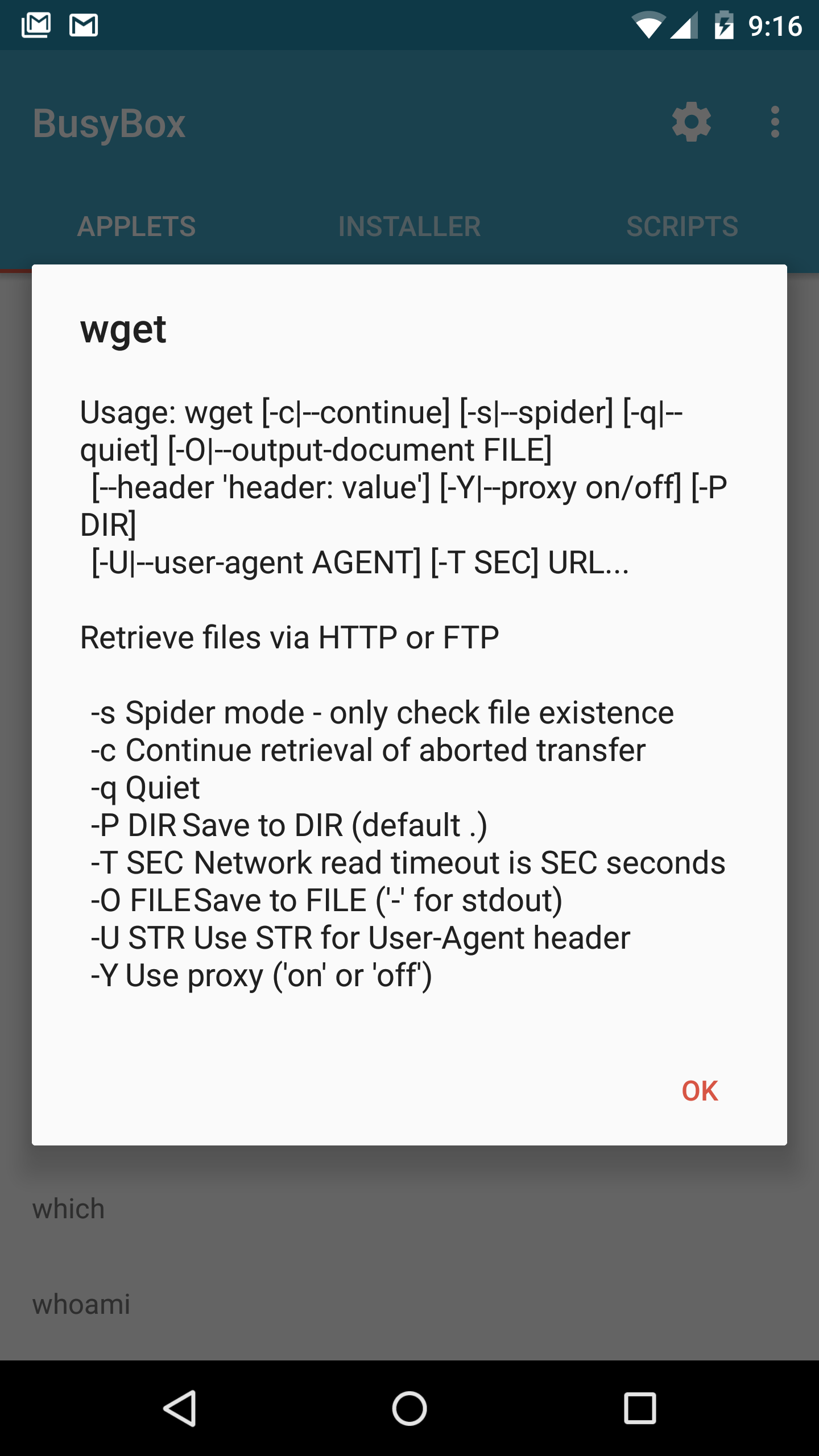 اسکرین شات 4 برنامه BusyBox for Android