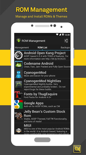 اسکرین شات 1 برنامه ROM Toolbox Lite