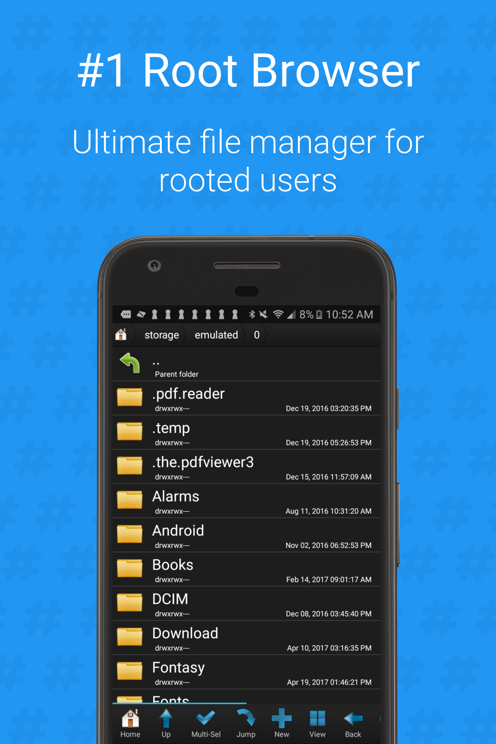 اسکرین شات 1 برنامه Root Browser Classic