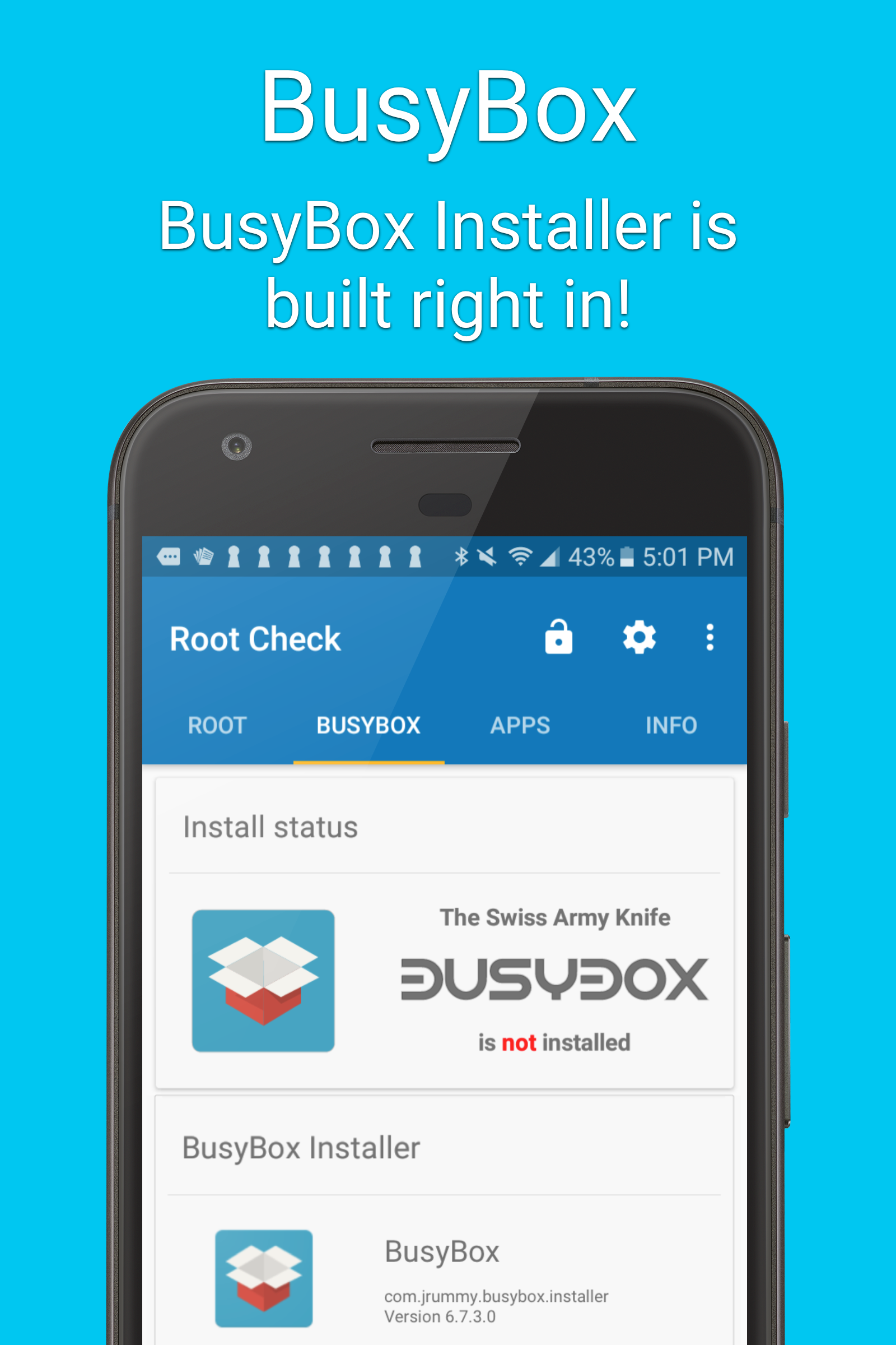 اسکرین شات 5 برنامه Root Check