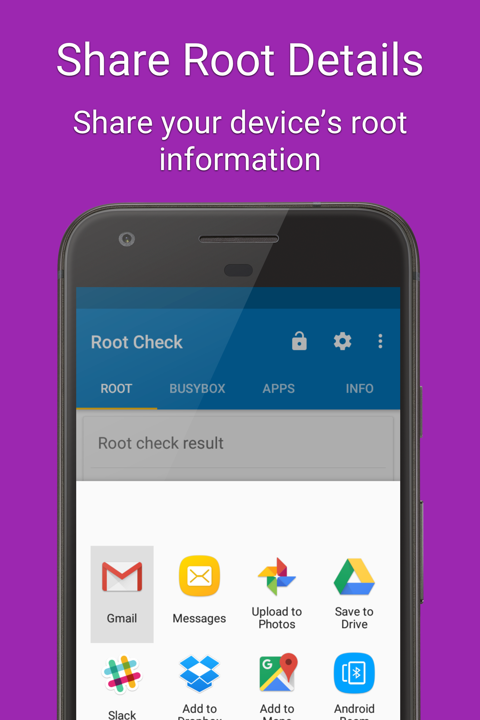اسکرین شات 6 برنامه Root Check