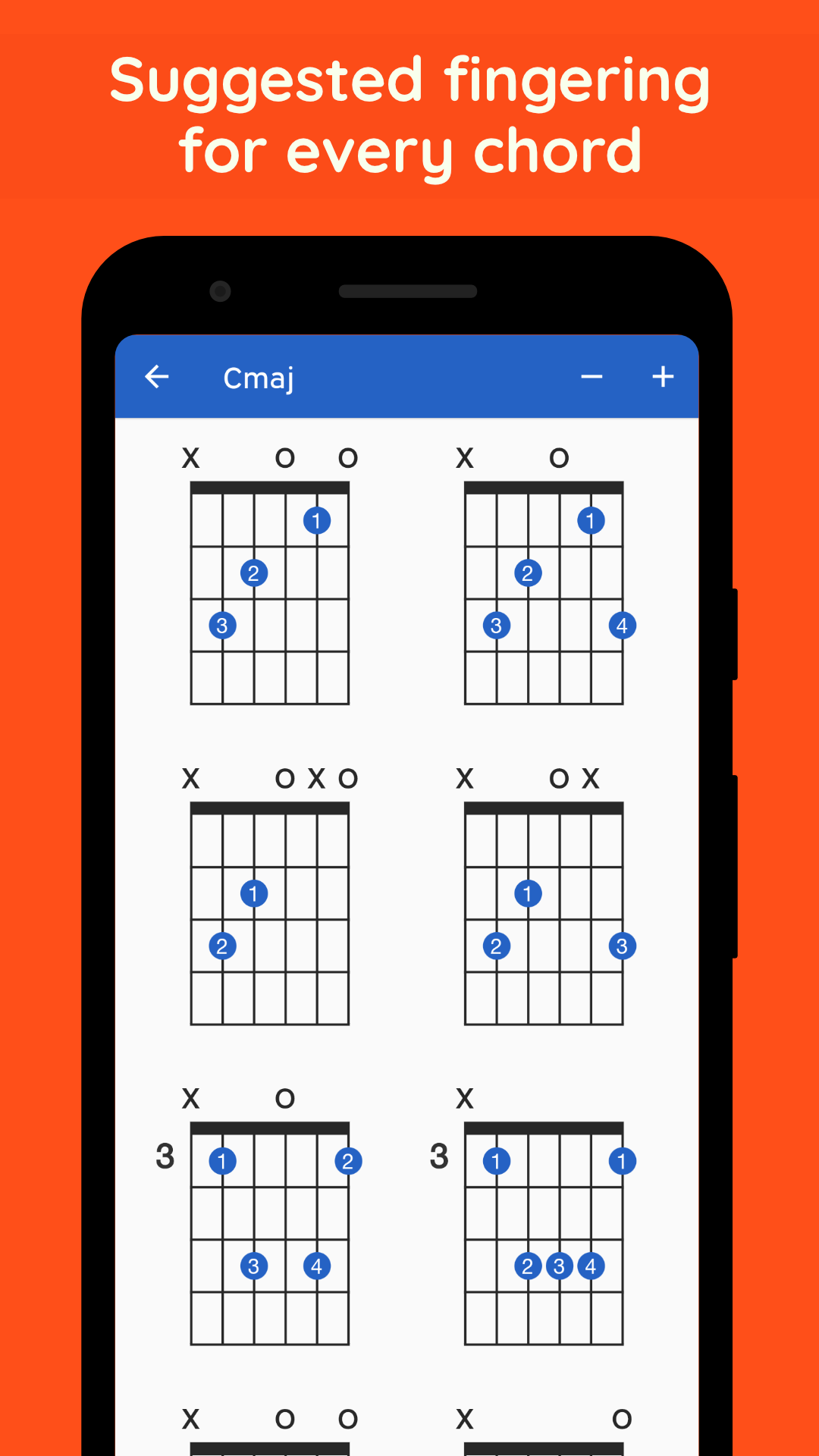اسکرین شات 2 برنامه GtrLib Chords - Guitar Chords