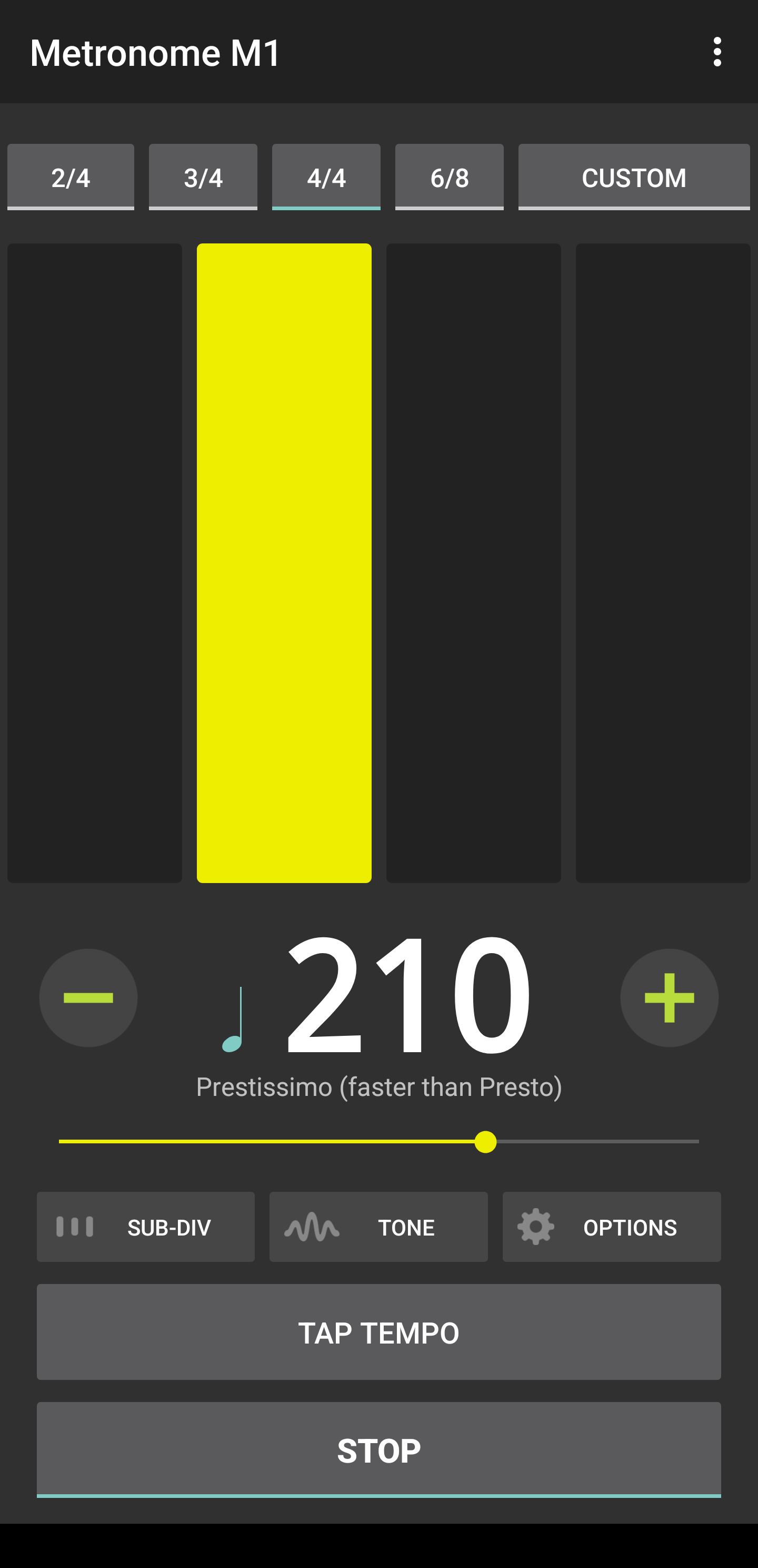 اسکرین شات 7 برنامه Metronome M1