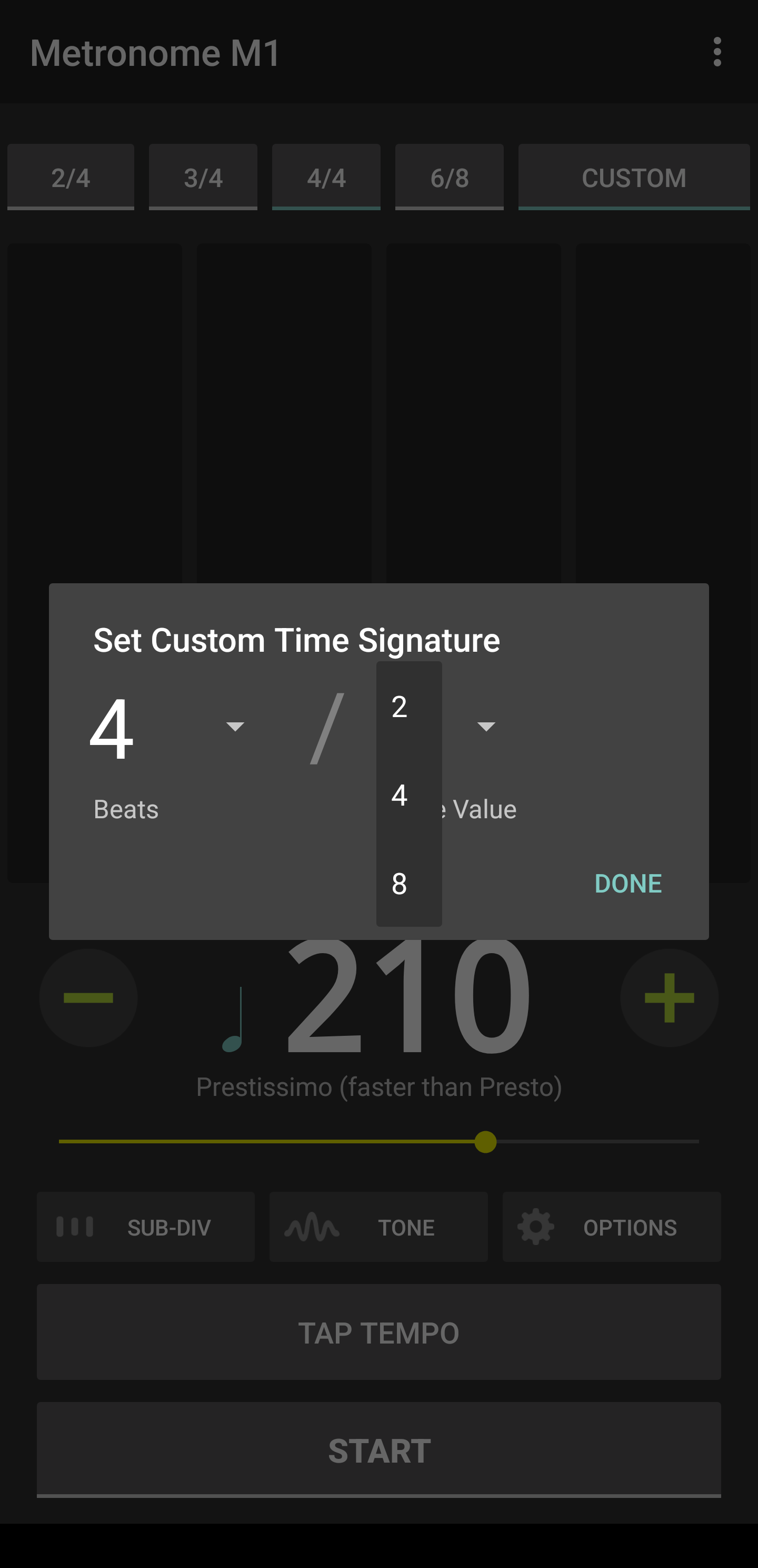اسکرین شات 8 برنامه Metronome M1