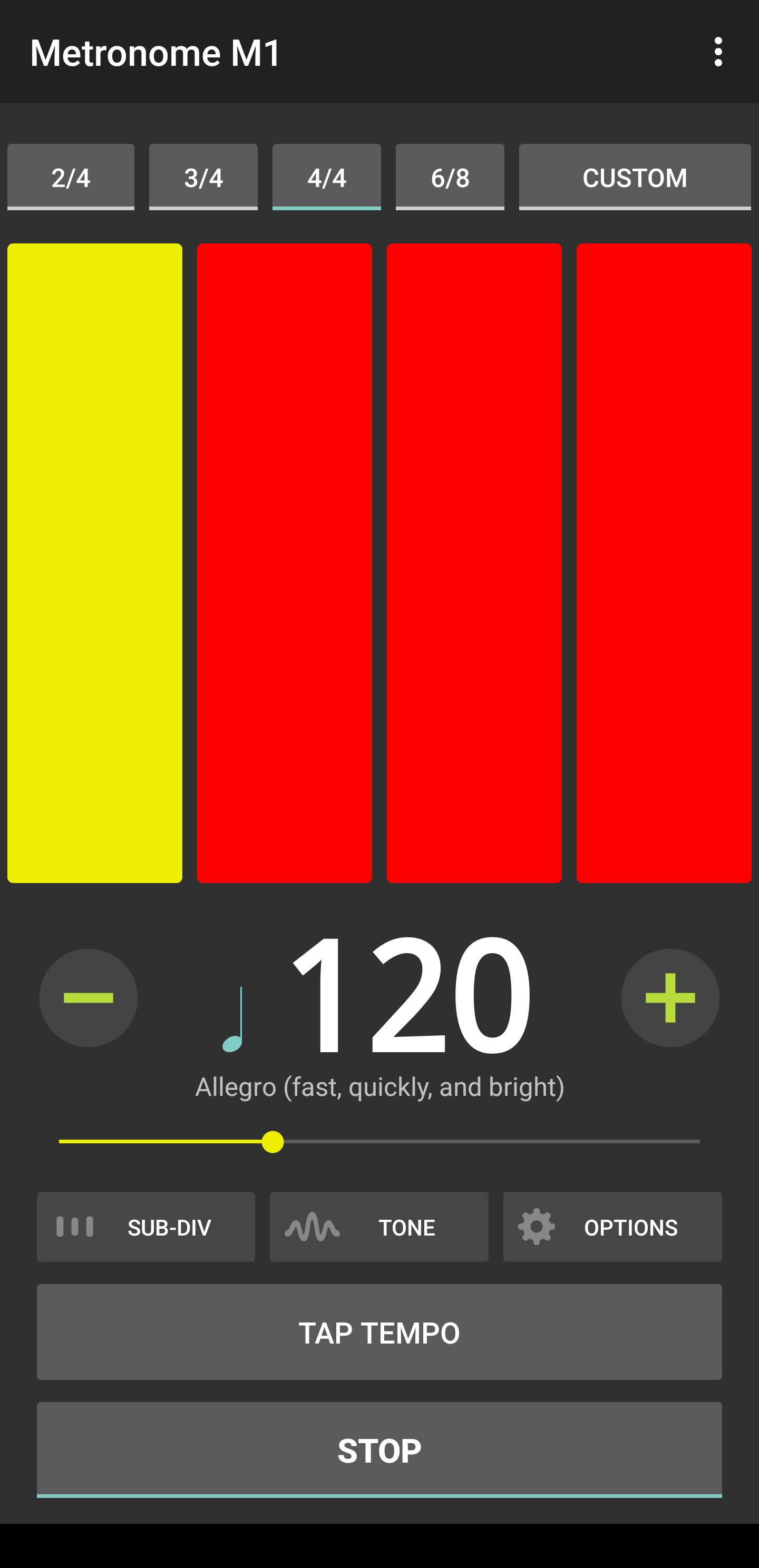اسکرین شات 1 برنامه Metronome M1