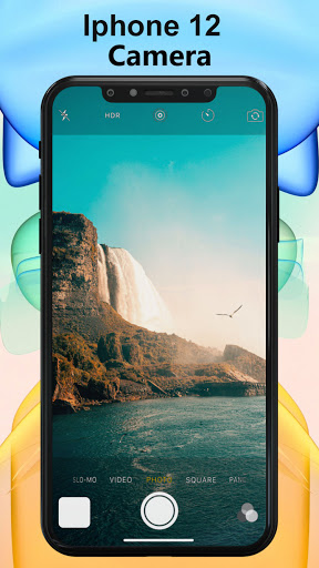 اسکرین شات 2 برنامه Camera for iphone 12 pro - iOS 14 camera effect
